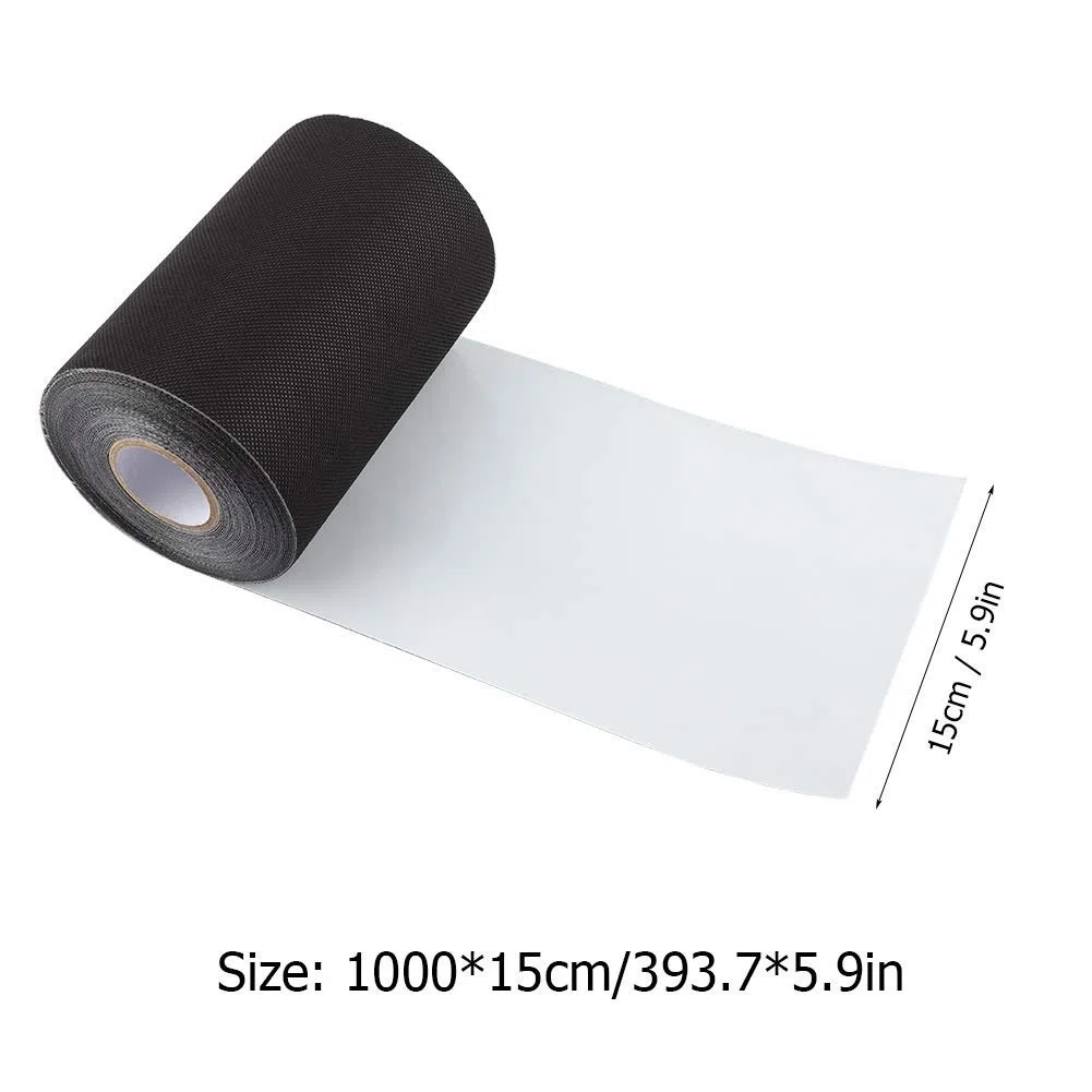 Duokon Ruban adhésif noir pour gazon artificiel - 15 cm x 1000 cm