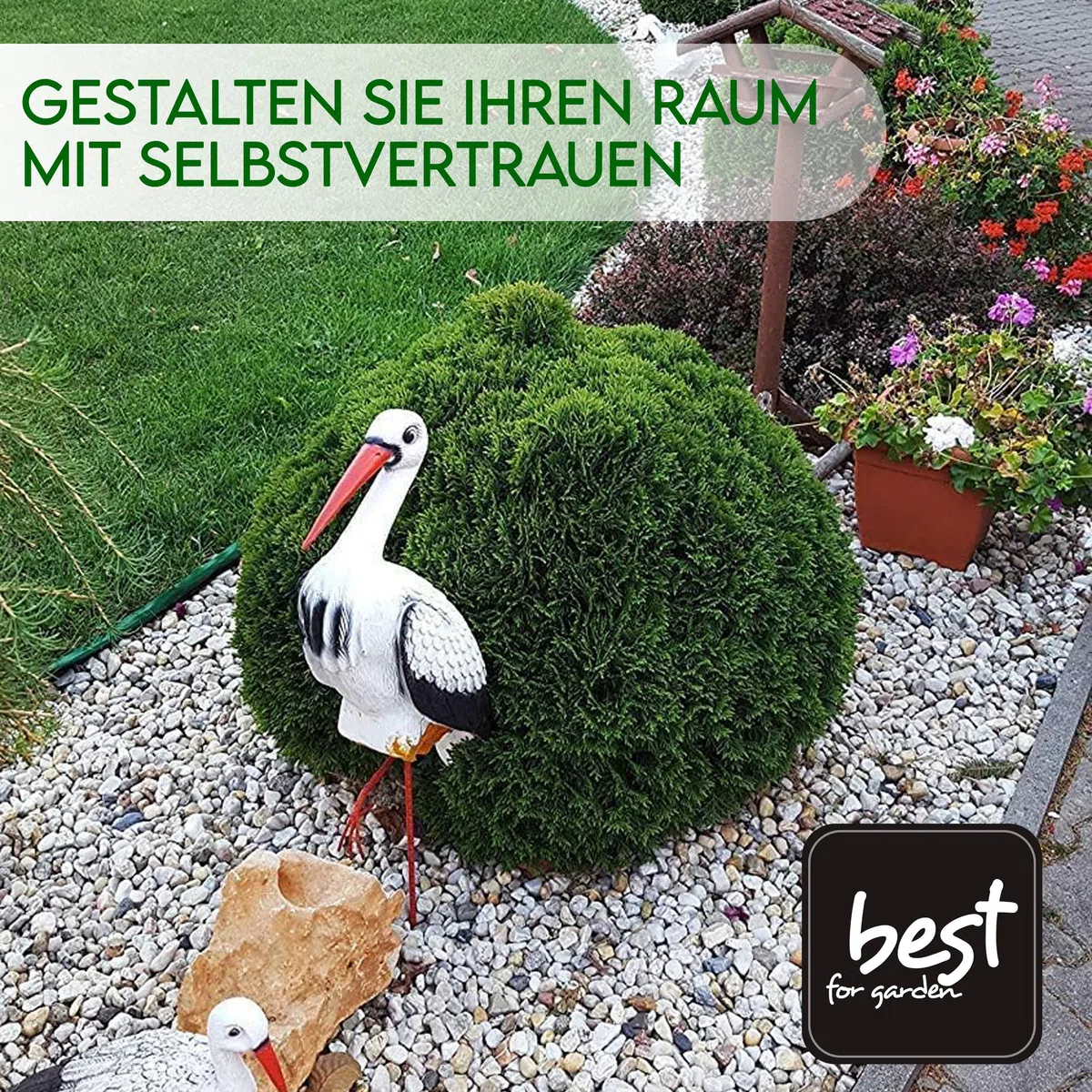Best for Garden Pierres de Galets écologiques en Gravier écrasé Naturel - 16 à 32 mm - Au Choix : 10 kg-500 kg - Multicolore (10kg)