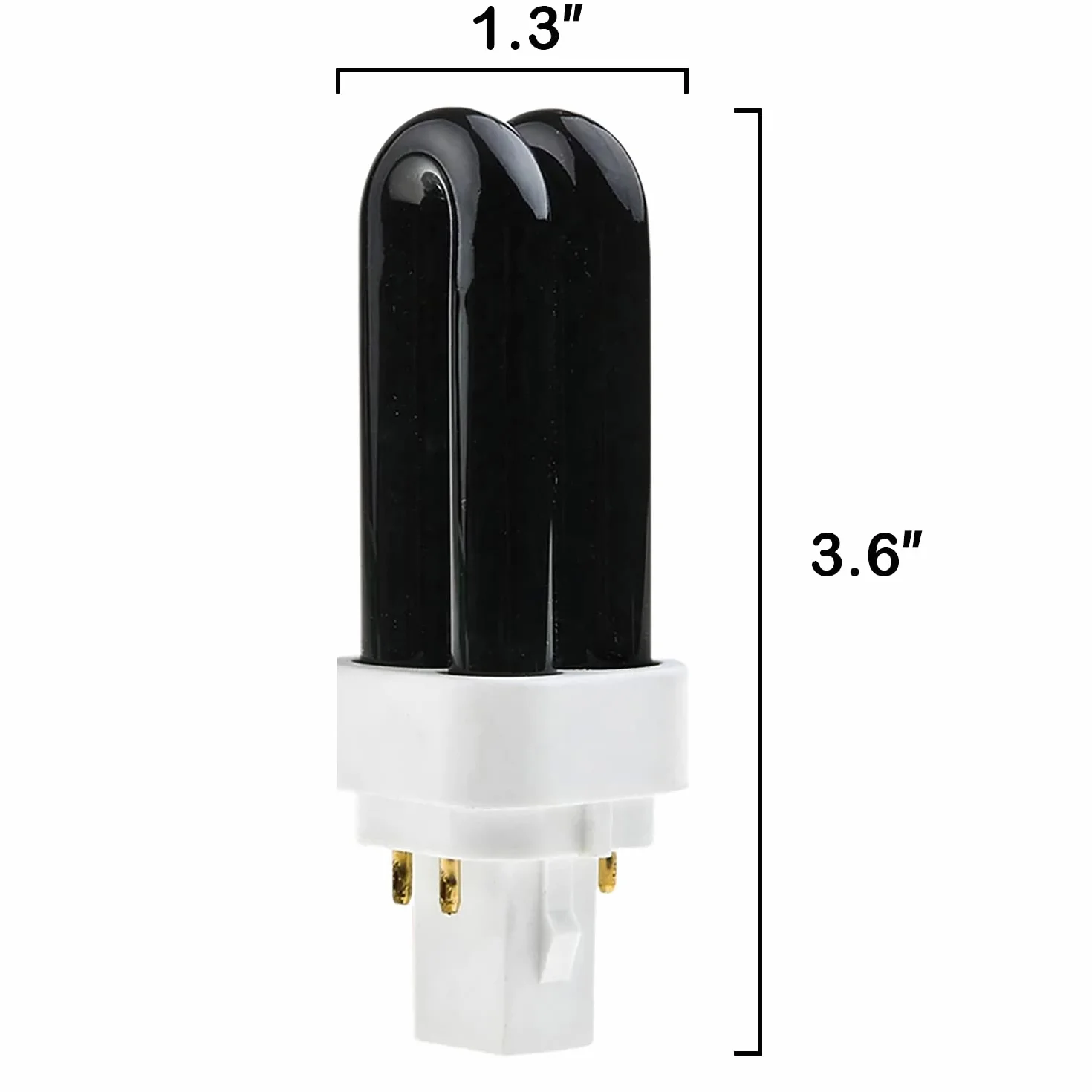 Lot de 2 ampoules de rechange pour Dynatrap 41050 | Ampoules pour DT1050 | 1/2 acre, lumière noire