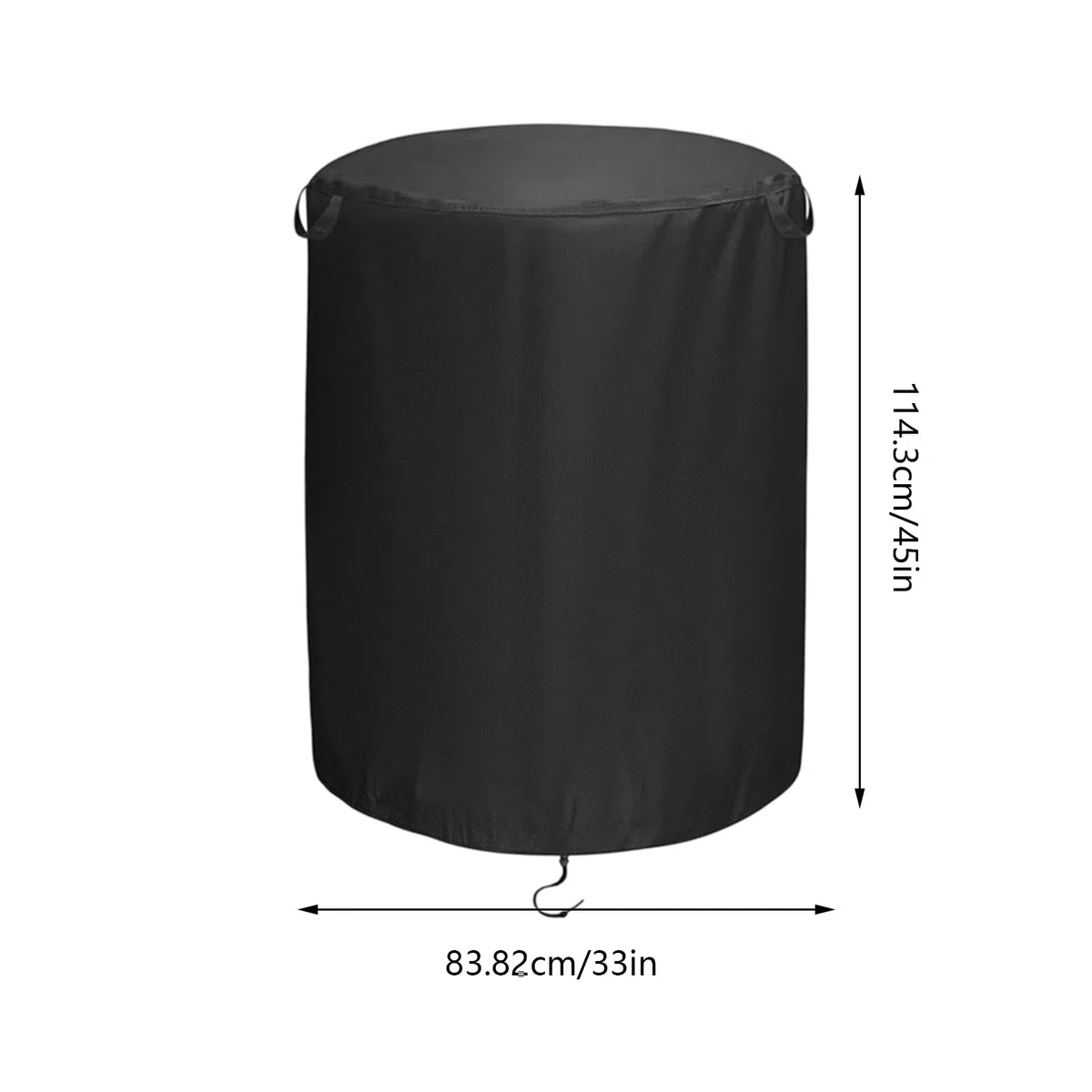Housse de protection pour broyeur de feuilles électrique, protection contre les intempéries, fixation sûre et facile, 83,82 x 114,3 cm, accessoires de jardin