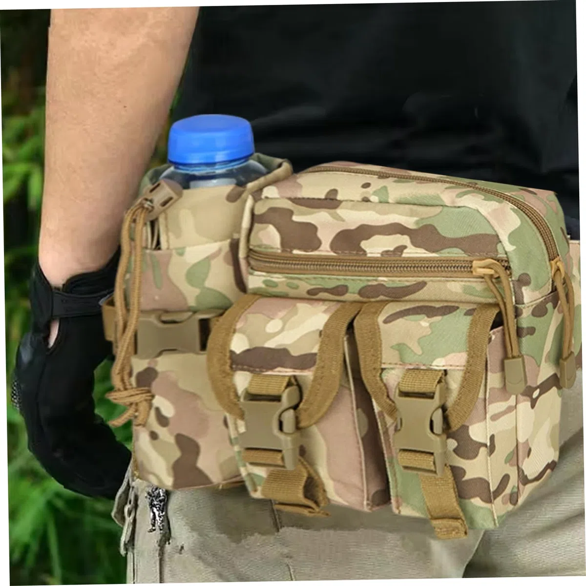 Accessoires de détecteur de métaux, pochette détection métal, 9.1x3, 5x7, 5 pouces sac en nylon rétractable en nylon avec une poche multifonctionnelle, sac à vélo fixe pour extérieur, détection