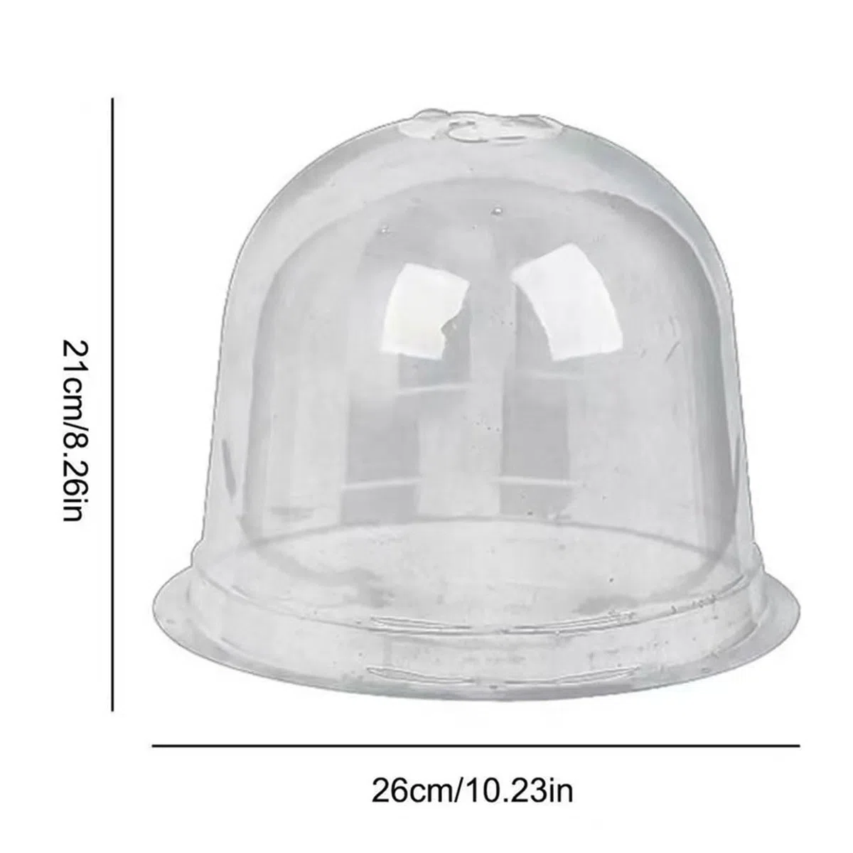 Cloche de jardin en forme de dôme pour plantes et humidité réutilisable