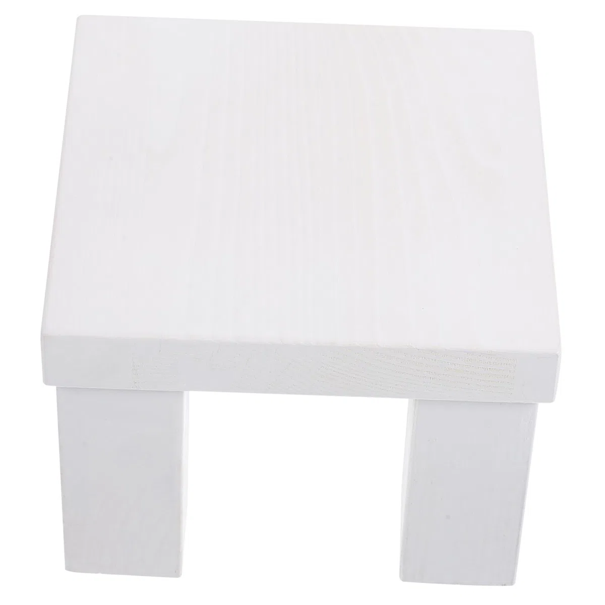 Levemolo Mini Banc en Bois Blanc Portable pour Accessoires Photographiques, Design Unique et Pratique, Photographie de -nés et Création d'une Atmosphère Chaleureuse