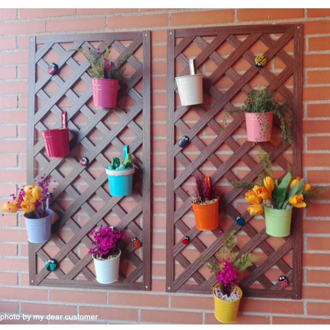 Lot de 10 Pots de Fleurs à Suspendre en Métal, Trou de Drainage | Pots de Fleurs en Métal à Suspendre avec Crochet Amovible pour Intérieur Extérieur Balcon Clôture, 10 Assortiment de Couleur