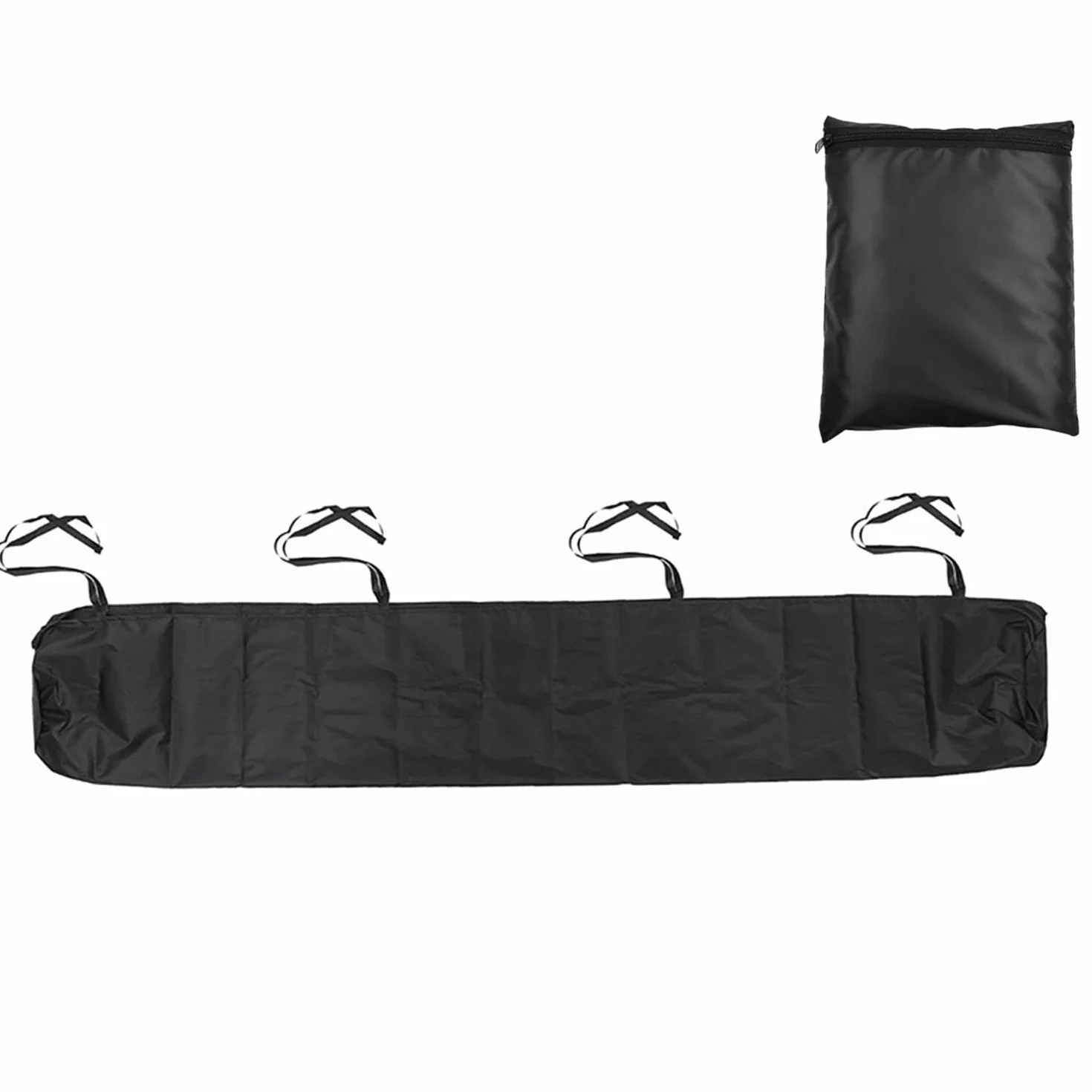 JDMA Housse de protection pour store de 3,5 m, imperméable, housse de protection pour store, couverture pour store mobile/store à demi-coffre/store fixe/store autoportant, etc. (Noir, 3,5)