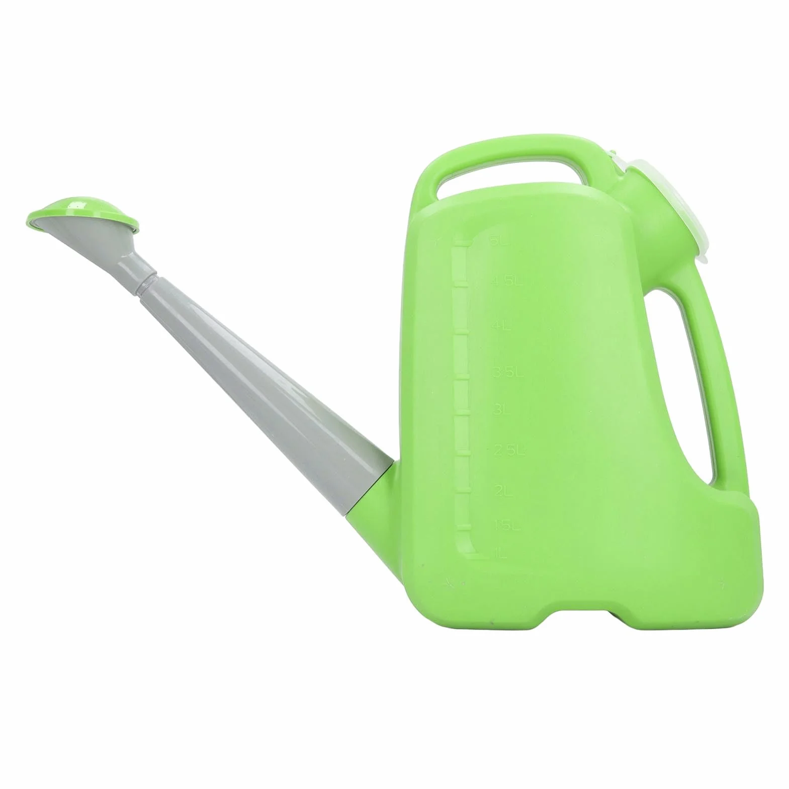 Arrosoir de Grande capacité, Poignée Ergonomique, Indicateur de Niveau d'eau moulé Extérieurement, pour Toute Plante, en Matériau PP, adapté à la Ferme Agricole (5L)