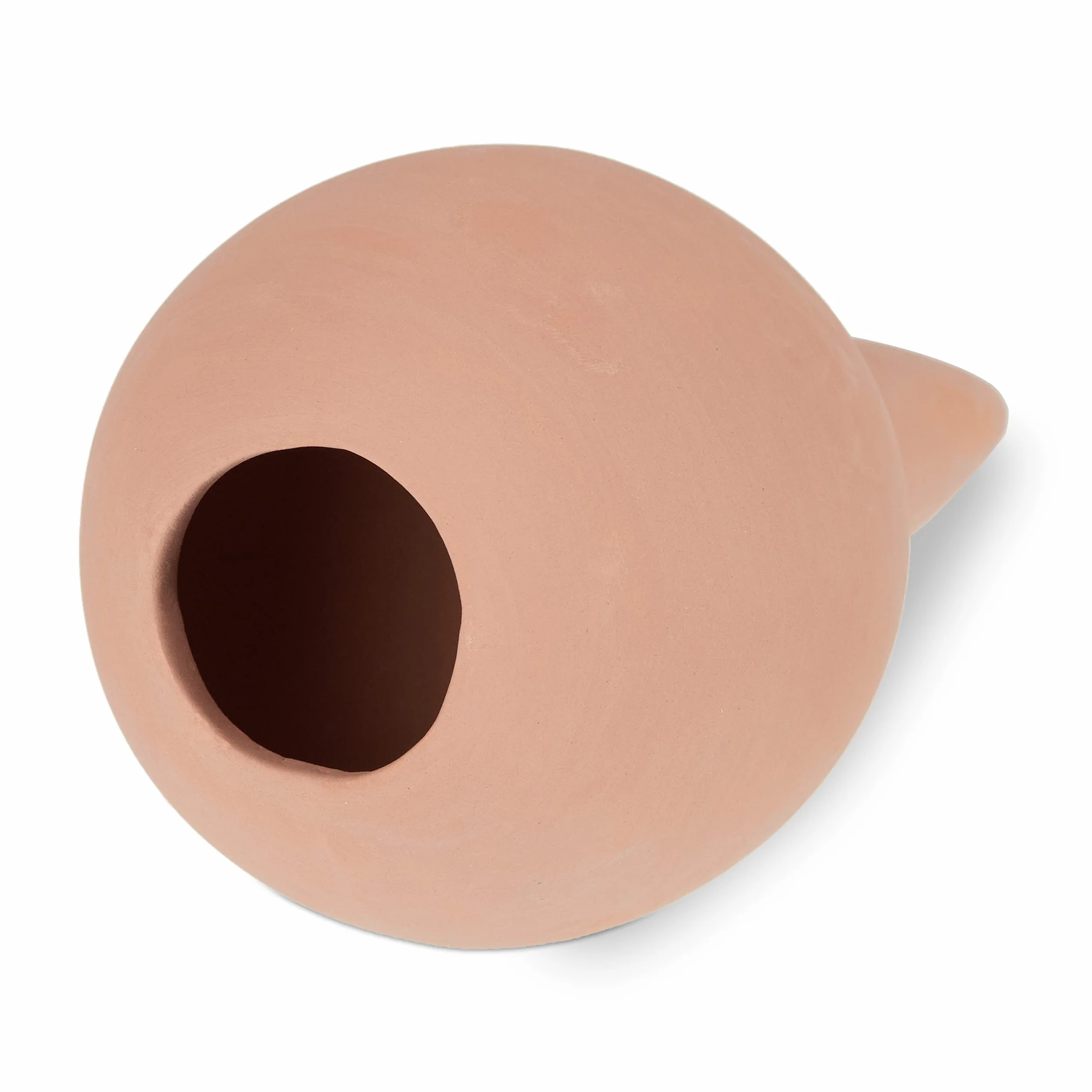 Relaxdays Arrosage en Terre Cuite, Lot de 4, H x D : 11,5 x 6 cm, intérieur (Chambre) et extérieur (Balcon), Marron