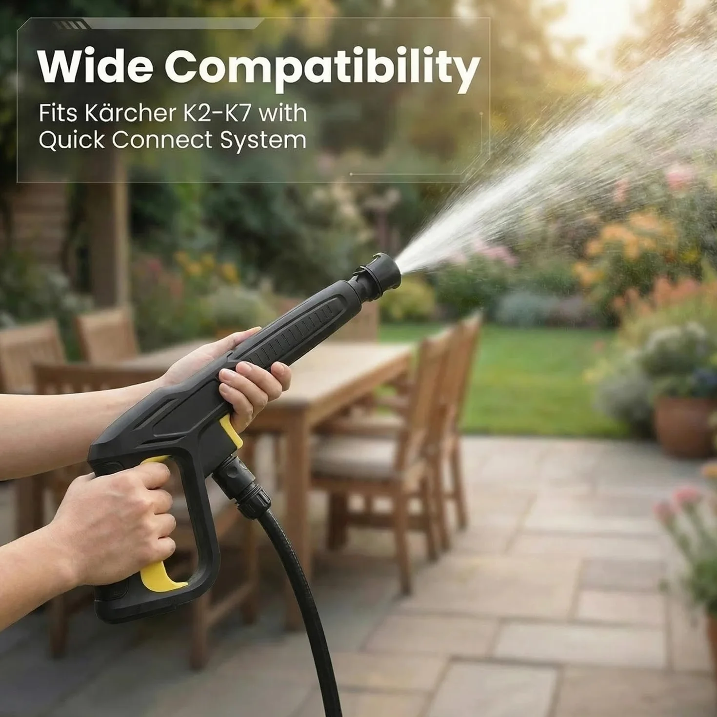 Pistolet Haute Pression à Quick Connect pour Karcher K2 K3 K4 K5 K6 K7 sans Full Control