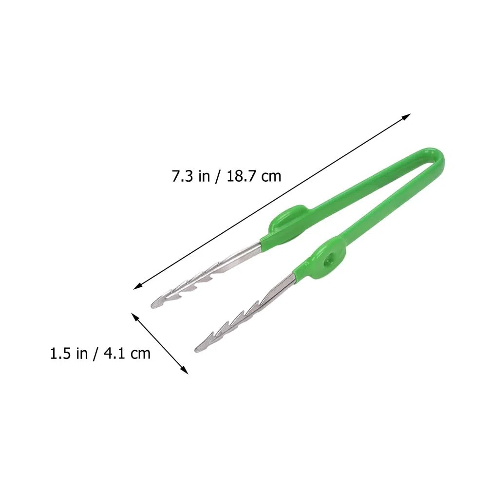 Pince de jardin 18,7 cm Pince à plantes précise pour le jardinage, l'entretien des plantes succulentes et bonsaï Outil multifonction pour enlever les mauvaises herbes et la manipulation des
