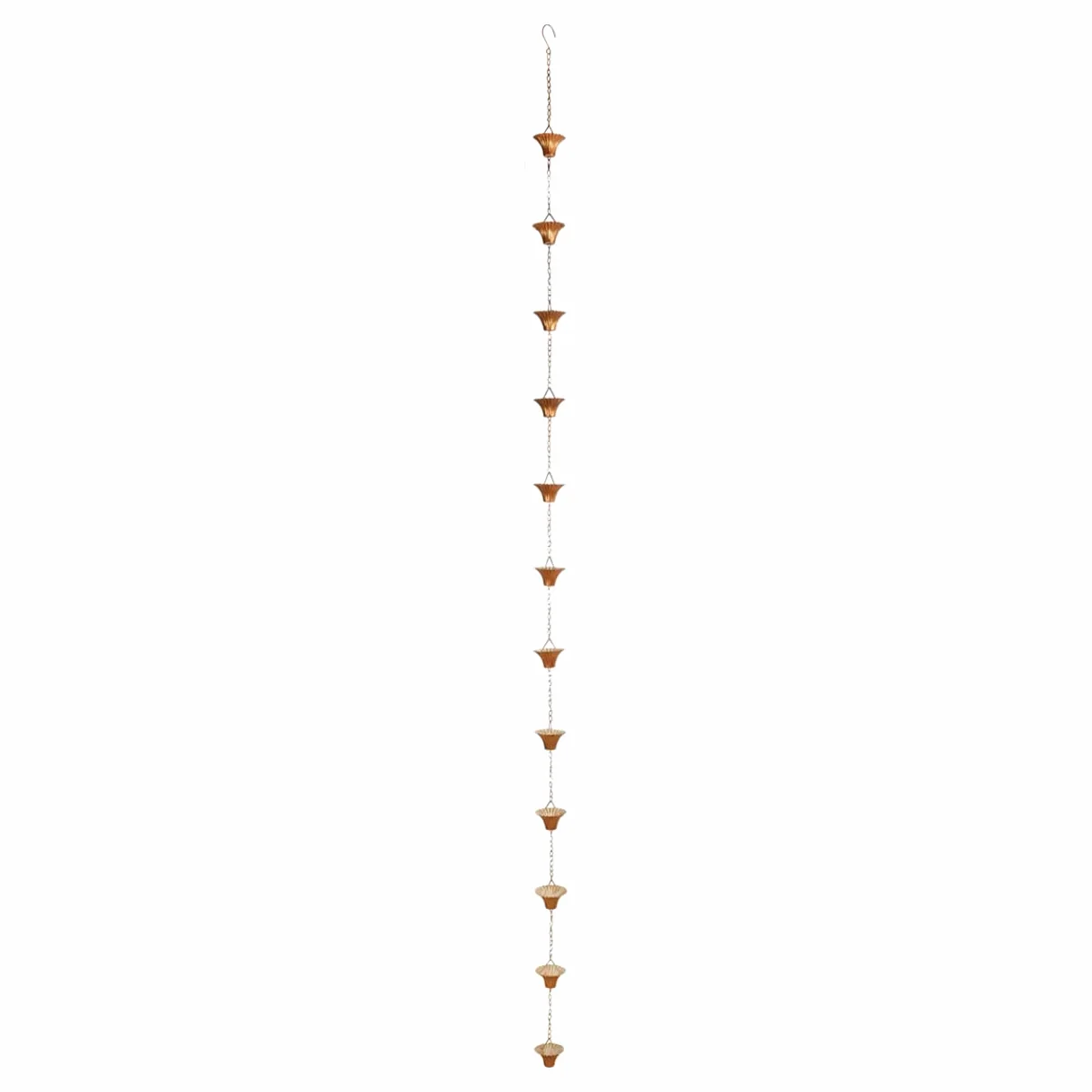Esschert Design TH87 Série Collier en cuivre plaqué Argent