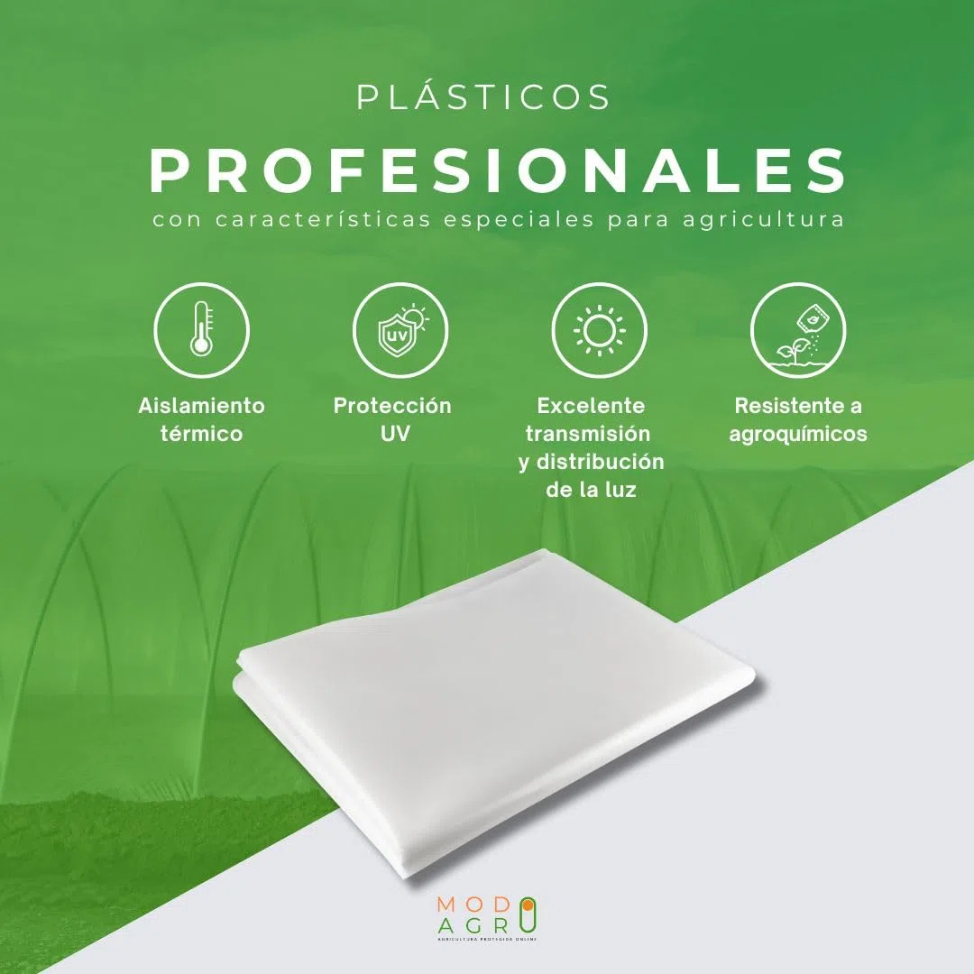 Plastique pour serre tunnel 600 galges 150 microns. Plastique spécial pour mini ou micro tunnel agriculture et protection plantes serre, potager, jardin extérieur (3,3 x 60)