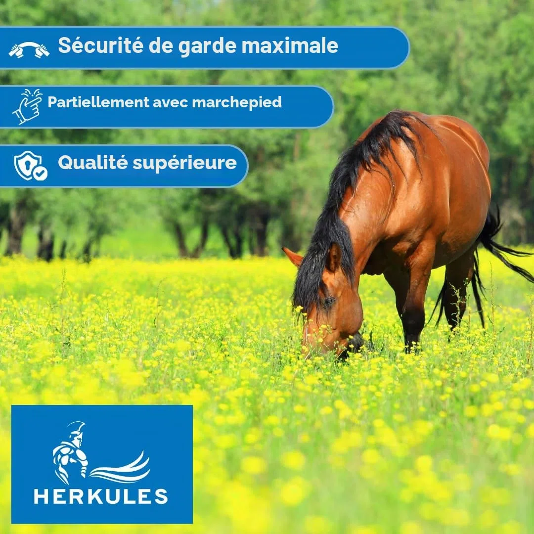 Farmland Herkules Lot de 10 piquets de clôture intelligents en plastique robuste pour le jardin 75 cm pour protéger contre les prédateurs