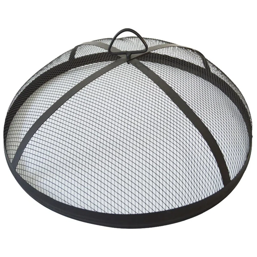 Pare-étincelles pour foyer extérieur, filet de protection rond pour foyer, couvercle de foyer pour le jardin