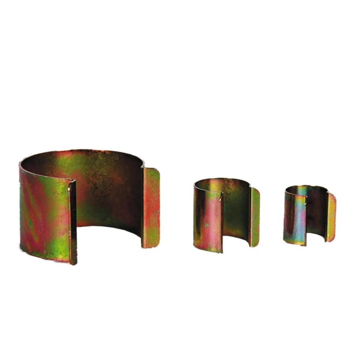 Lot de 20 clips pour serre en acier pour fixer la bâche de protection (métal, diamètre 35 mm)