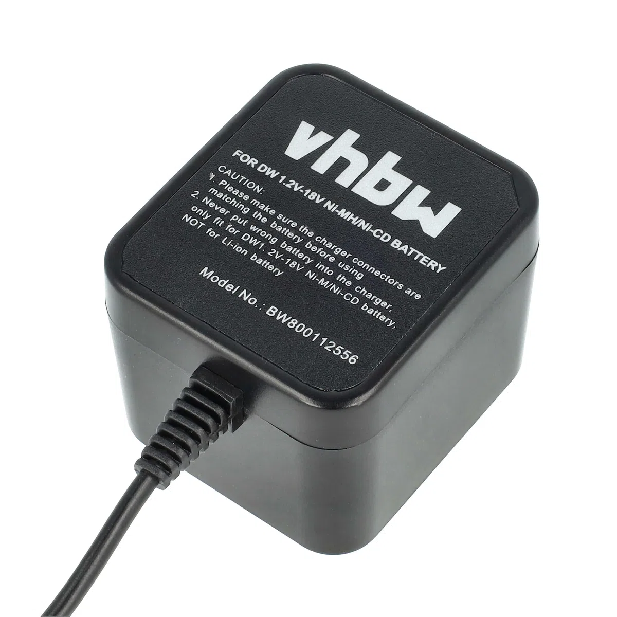 vhbw Chargeur Compatible avec Black & Decker HP231, HP131, HP131K-2, FSL96, HP9060, HP 131K-2, HM9600 Batteries Ni-CD, NiMH d'outils, 1,2V