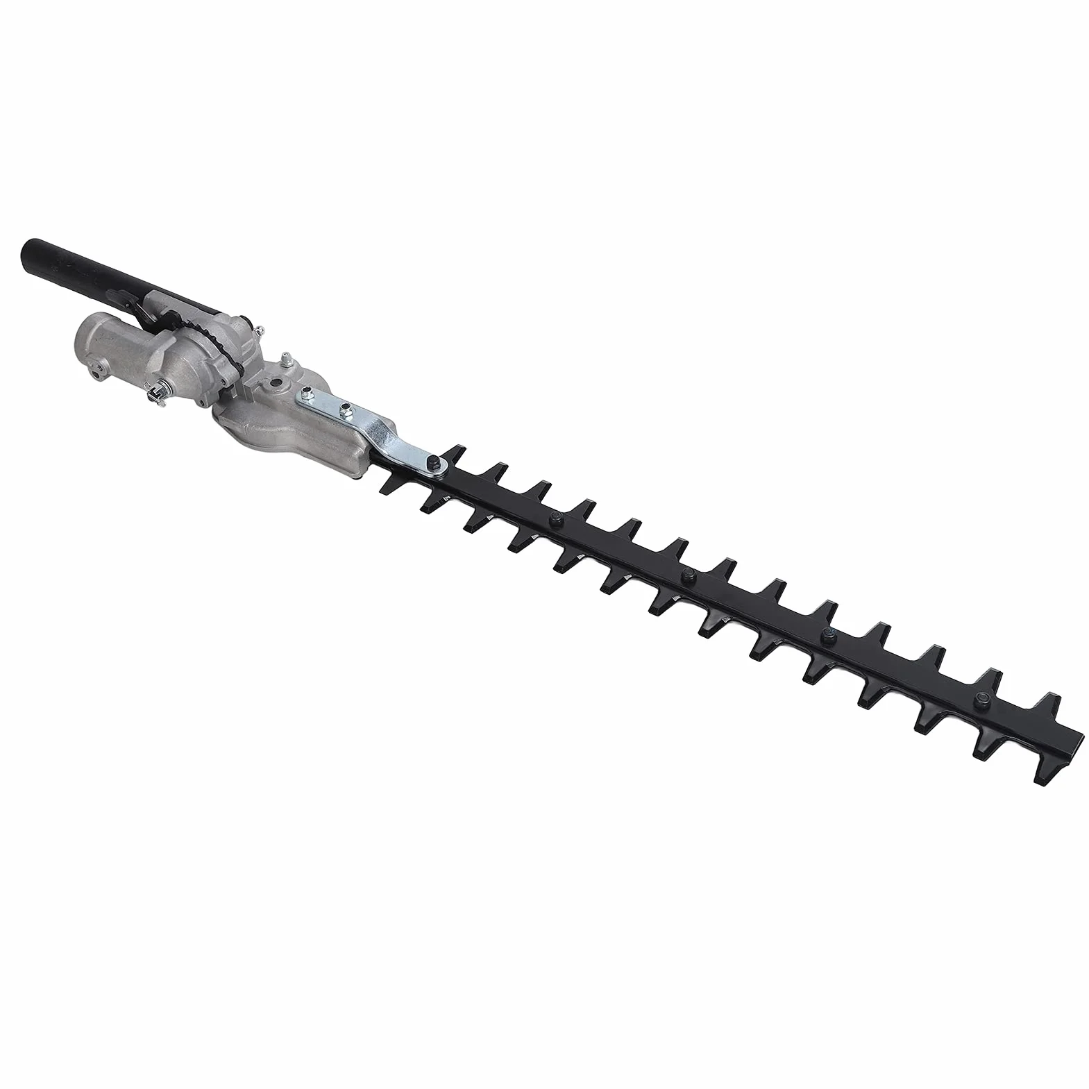 TOPINCN Taille-Haie Pièces de Rechange Attachement Haute Branche Cisailles Backpacker Accessoires Tête de Haie en Manganèse pour Alliage D'aluminium 26 Mm