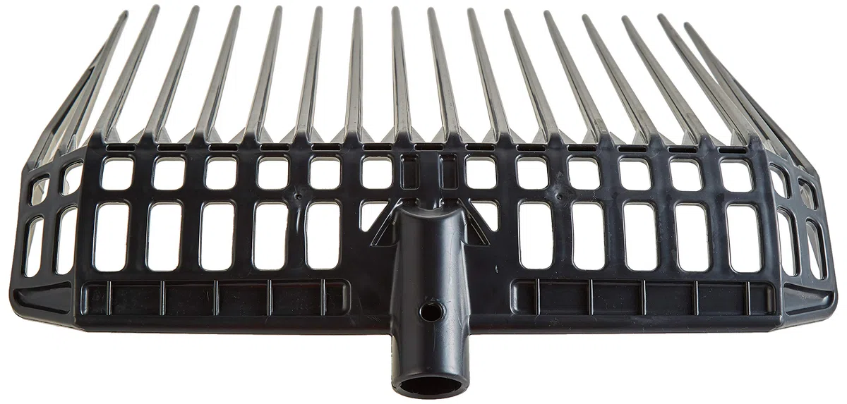 KERBL EcoFork Fourche à Copeaux sans Manche pour Élevage/Agriculture Urbaine Noir