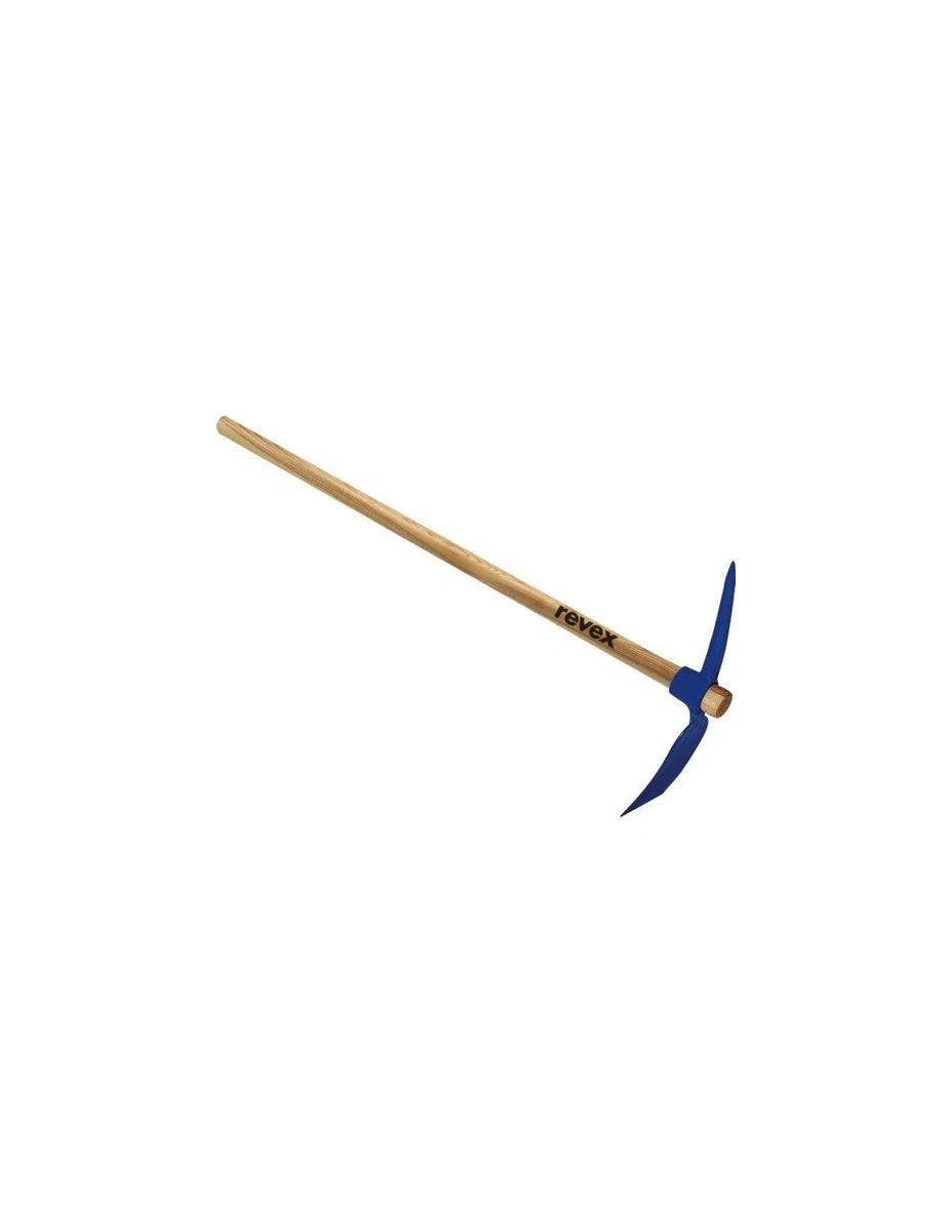 Pioche de cantonnier Revex - Ronde Jaune, 1,4 kg - 435 - 130, Facile à nettoyer et polyvalent, Plastique, 100%