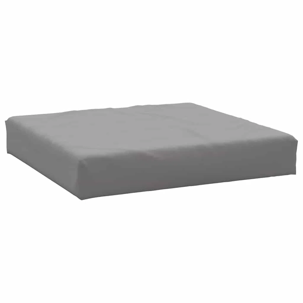 vidaXL Coussin de Palette, Galette de Siège Imperméable, Coussin de Jardin, Décoration d'Extérieur Terrasse, Gris 60x60x9,5 cm Tissu Oxford