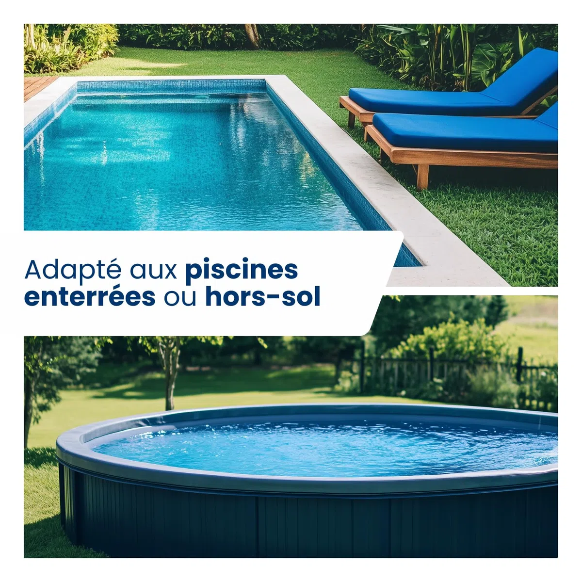 Bellaqua Anti-Algues Piscine 3L – Algicide Liquide sans Mousse – Prévention et Traitement des Algues – Compatible Tout Type de Piscine