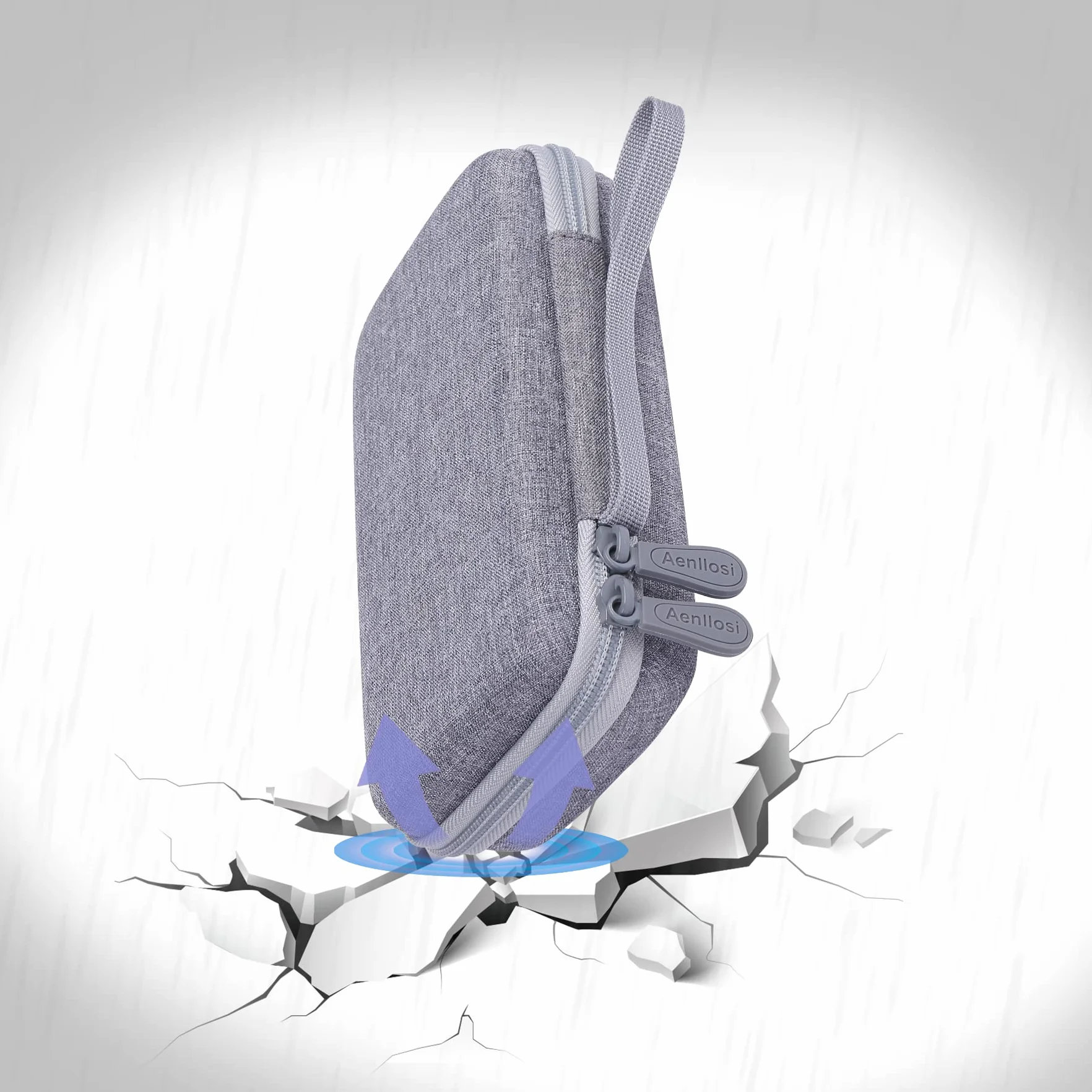 Aenllosi Housse Étui pour GQ Geiger Radiation Détecteur GMC-320 GMC-500Plus/EMF-390/GMC-600Plus