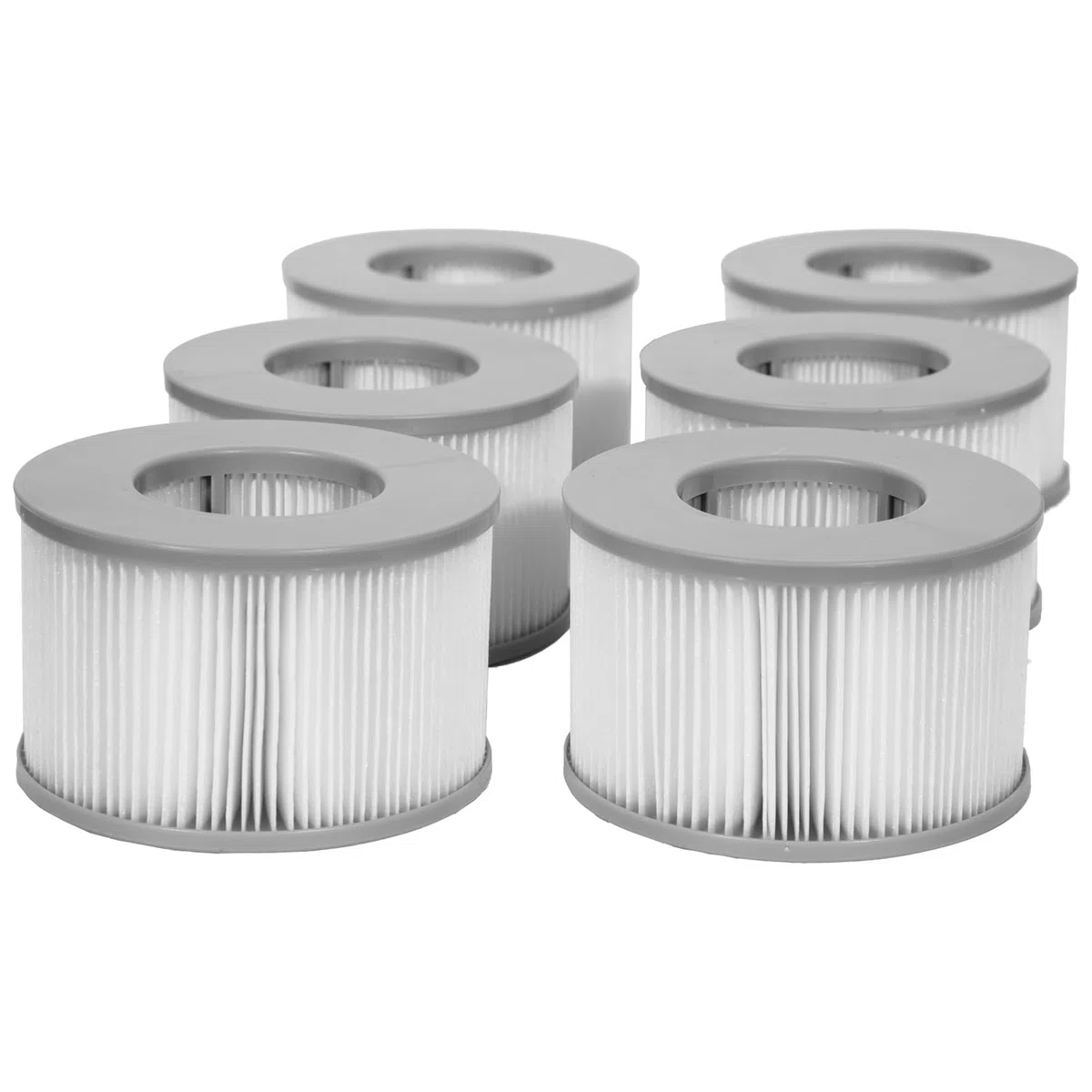 Happy Garden Lot de 6 Cartouches filtrantes pour Spa Gonflable Mspa, filtres pour Spa Gonflable