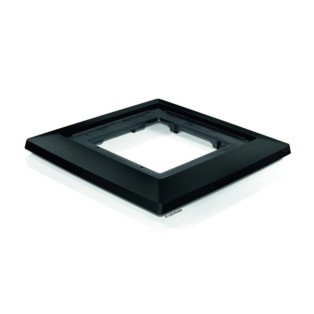 Base roulante LECHUZA « CUBICO 30", anthracite métallisé, 35 x 35 x 6,5 cm