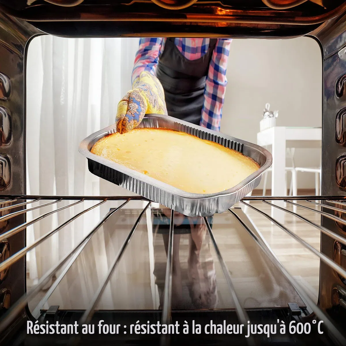 Lot de 50 lèchefrites en aluminium de qualité supérieure de Weber 220 x 150 x 34 mm (L x B x H)
