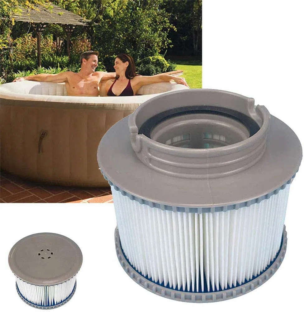 Lot de 4/8 Cartouches filtrantes de Rechange pour Bubble Spa (Version améliorée 2020 pour s'adapter à Tous Les modèles (4 Pcs)