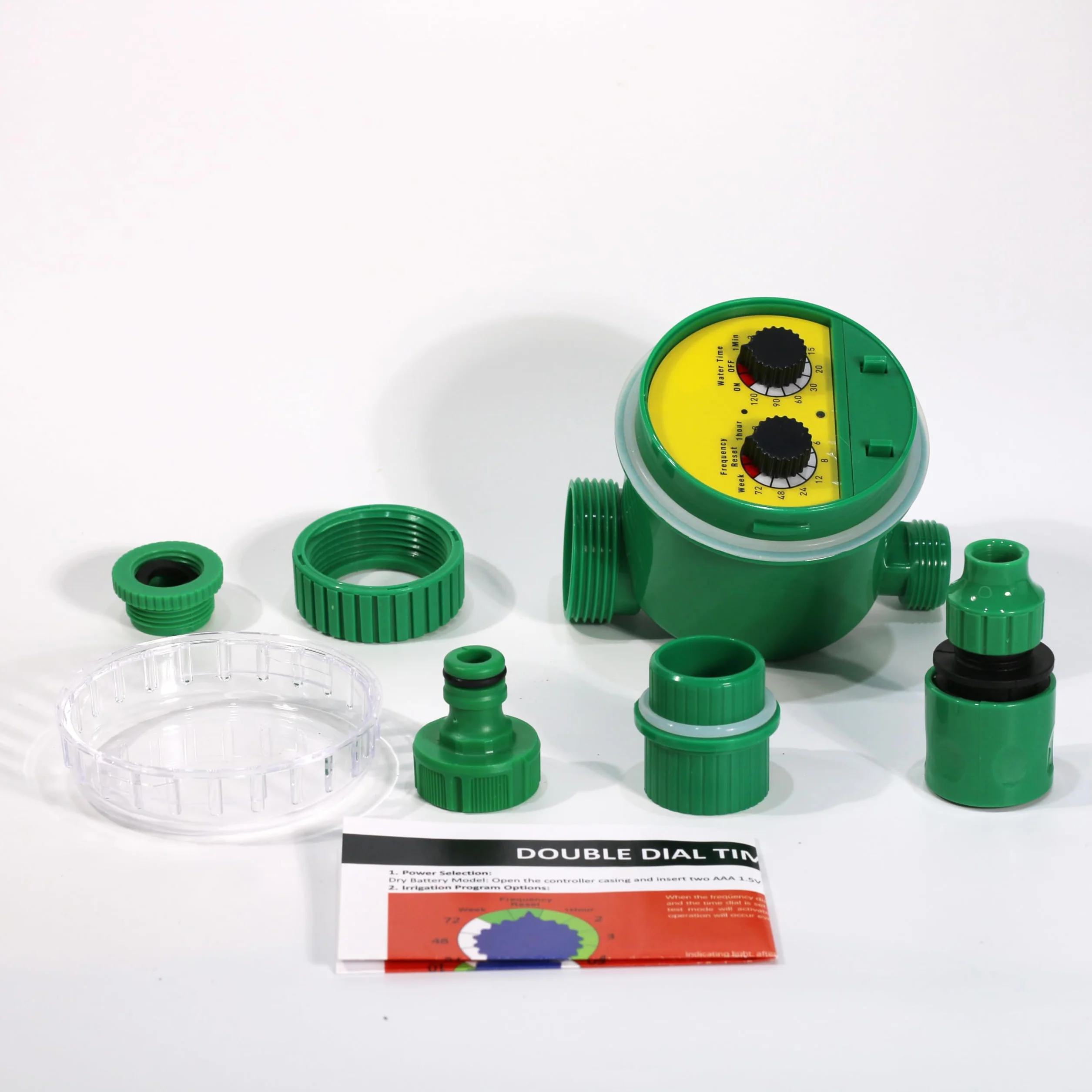 Programmateur d'Arrosage Automatique - Certifié CE, Couvercle Étanche IPX5 pour Jardin et Balcon, Installation sans Outil, Anti-Fuite, Idéal Vacances, Nécessite 2X Piles AA Alcalines