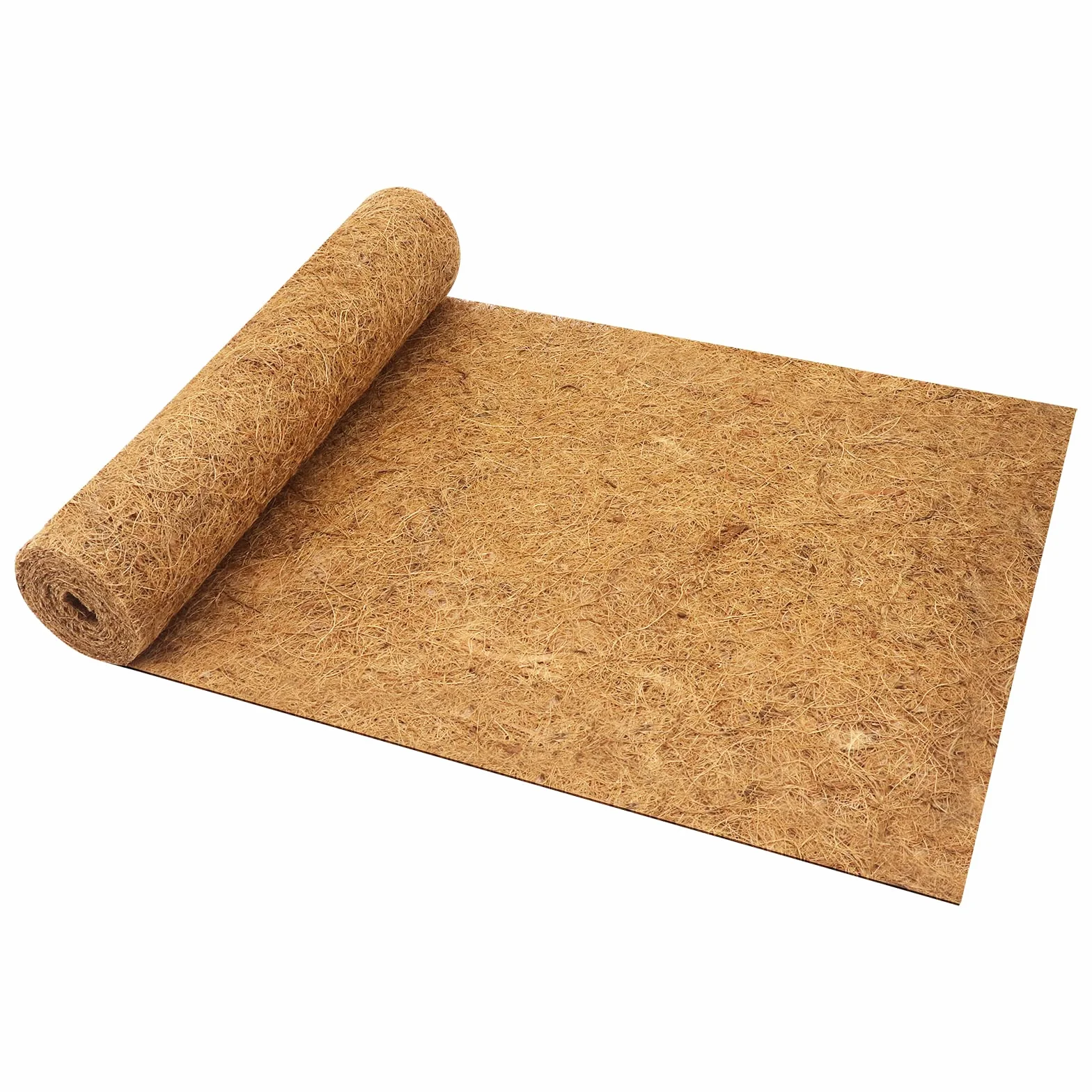 Coco Liner Rouleau de revêtement en Fibre de Coco pour Panier à Suspendre, Remplissage de Pot de Fleurs, Tapis de Culture en Noix de Coco épais pour jardinières,Reptiles (300 x 40 cm)