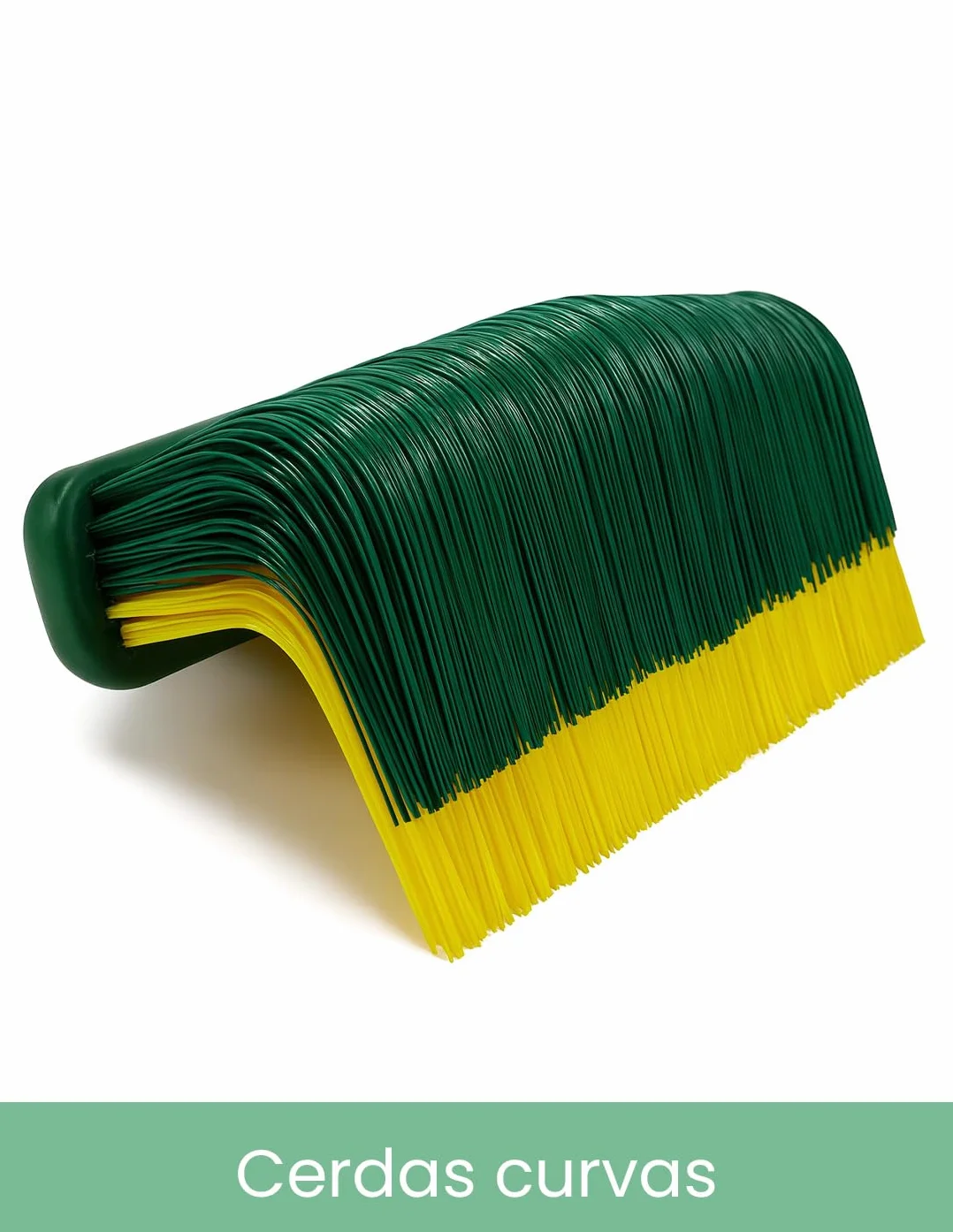 Brosse pour gazon artificiel avec manche extensible - Balai pour balayage gazon et feuilles - Outil de nettoyage de jardin (brosse + poignée)