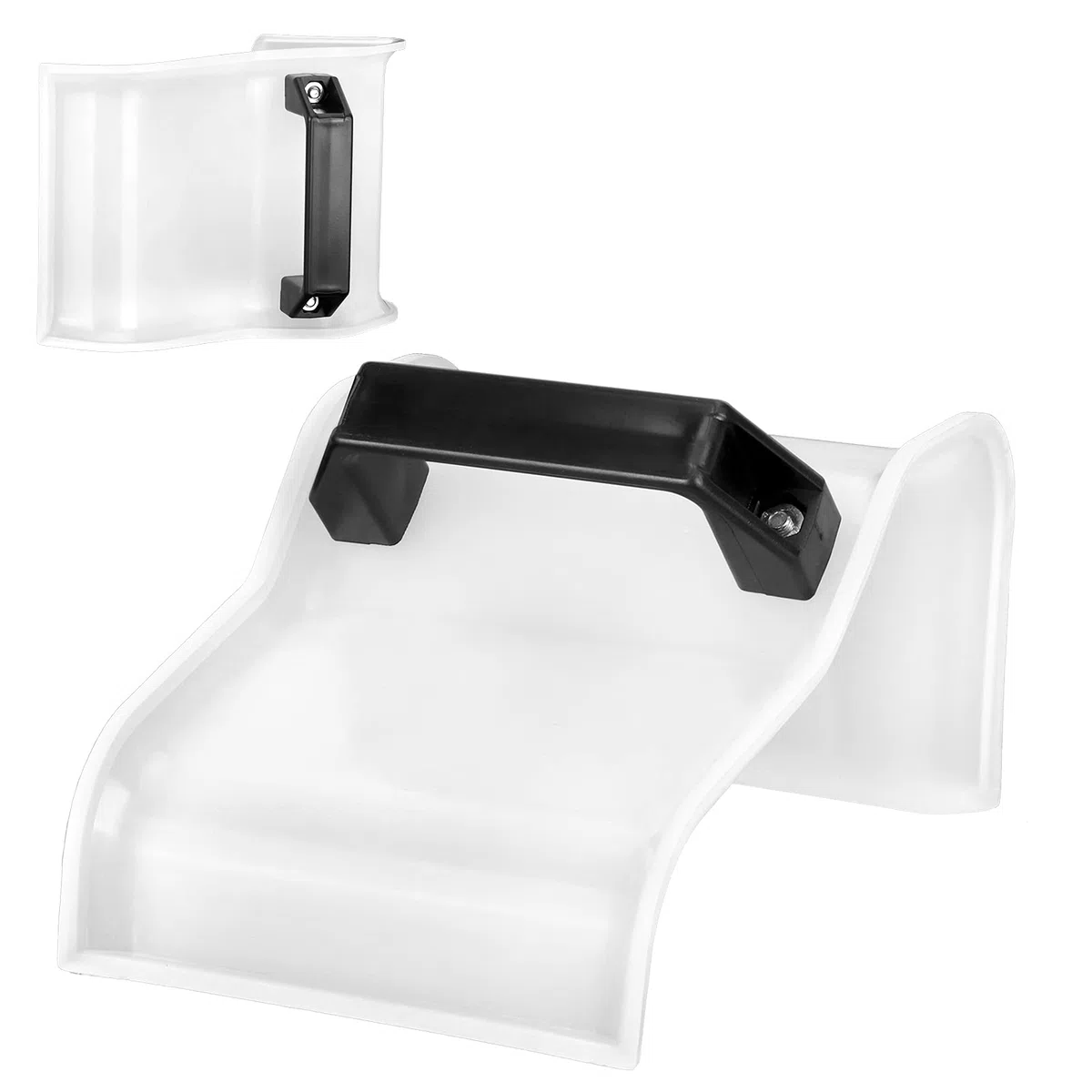 Dioche 01 ConcretTruelle de Bordure en Béton avec Poignée – Outil de Bordure de Paysage en Plastique Durable pour Allées de Jardin – Réutilisable et Facile à Utiliser, Parfait pour l'amélioration