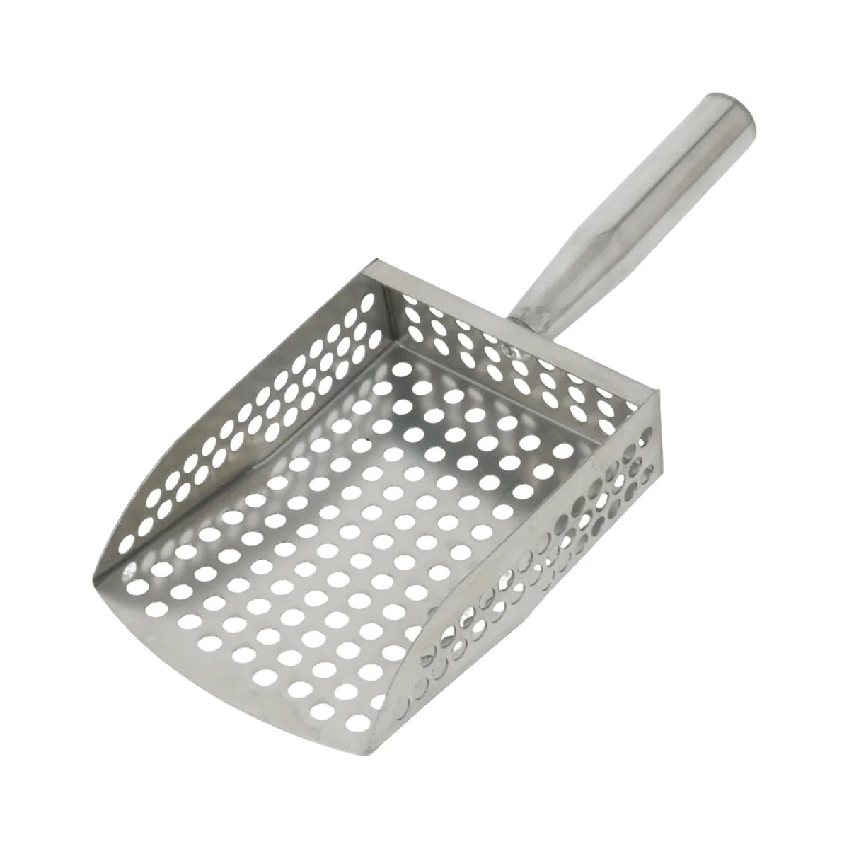 Râteau à sable, pelle à sable pour détection de métaux, tamis de plage en acier inoxydable robuste avec poignée, râteau et tamis pour la chasse au trésor et le peignage de plage (2)