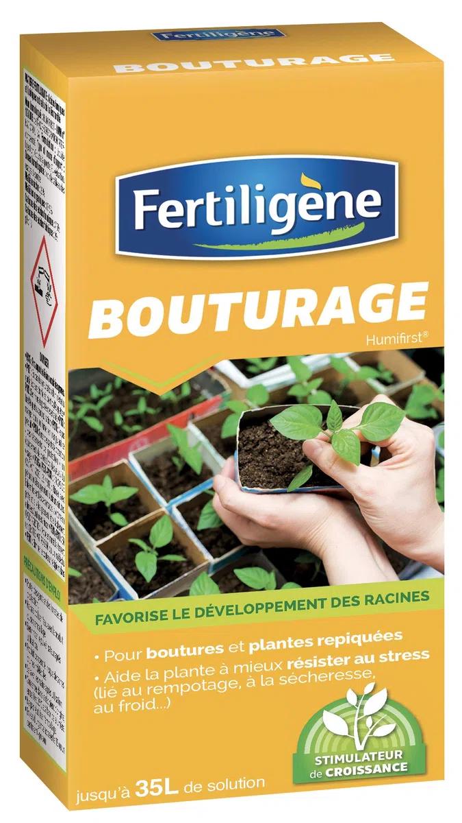 Fertiligène FBOUTU1 - Bouturage 70 ML - Favorise Le développement des Racines - pour boutures et Plantes repiquées - Aide la Plante à Mieux résister au Stress lié au rempotage, sécheresse, au Froid