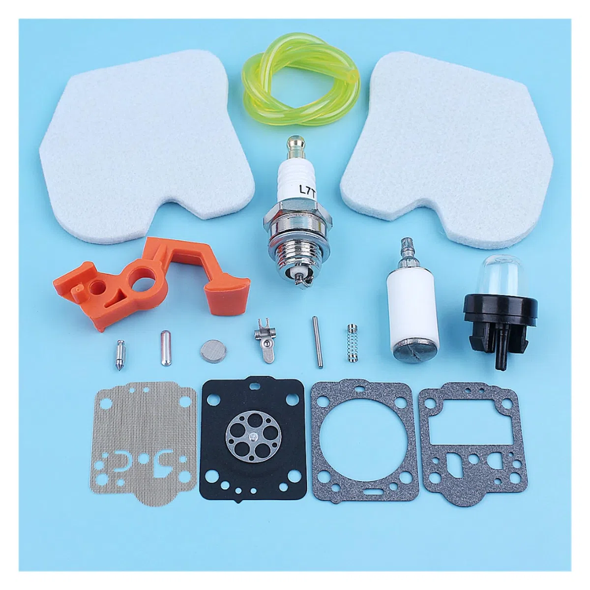 Service Carb Kit filtre à carburant air for McCULLOCH CS340 CS380 tronçonneuse ligne de gaz ampoule d'amorçage ensemble bougies d'allumage pièce rechange