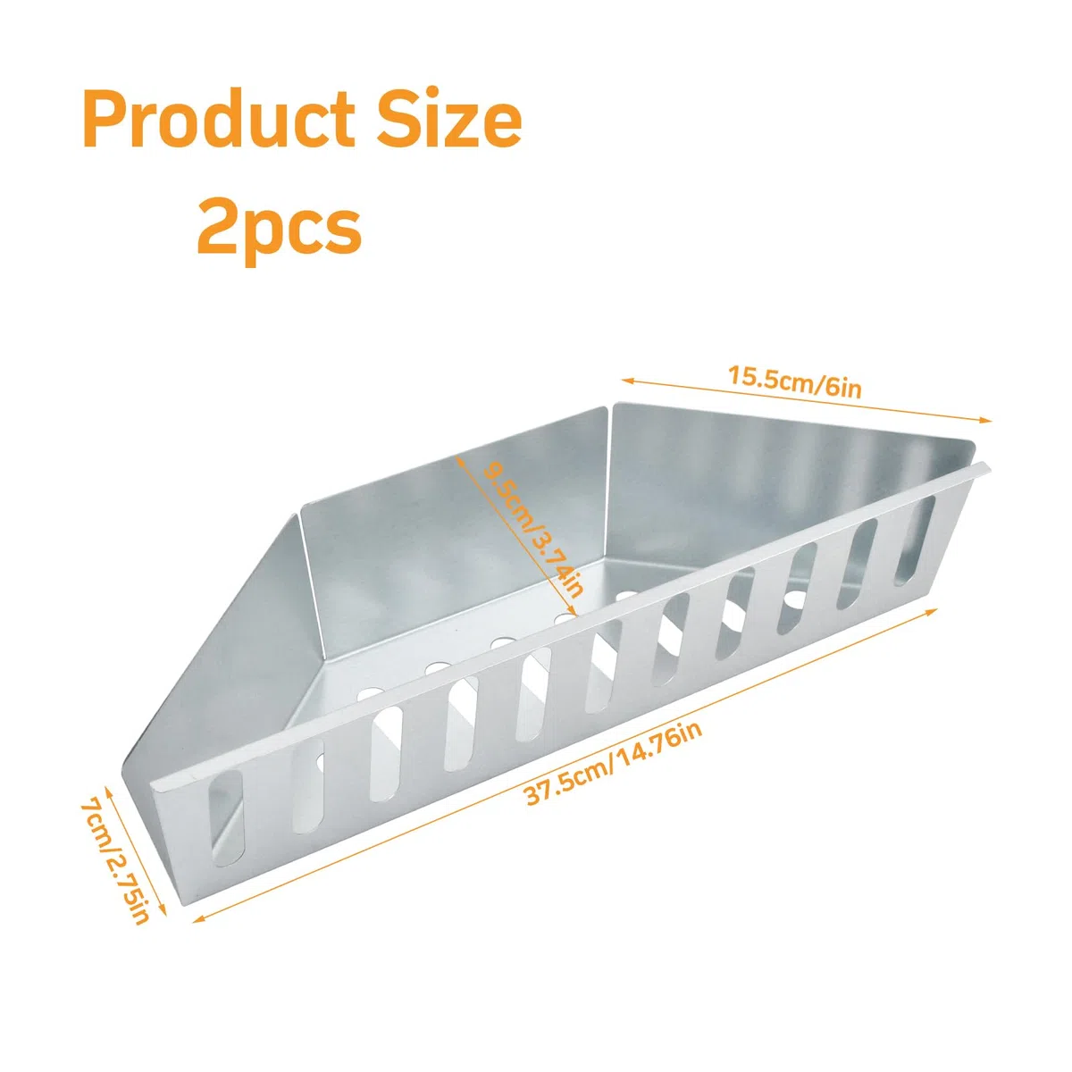 Panier à charbon de bois pour grill Weber - Accessoire BBQ pour barbecues à boules de 57 cm - Paniers à charbon et plateau à charbon - Compatible avec les grills Weber 7403 et One