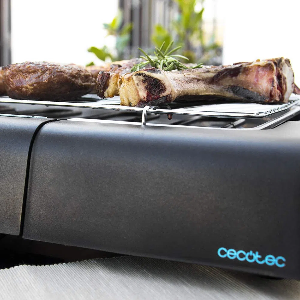 Cecotec big Barbecue de Table électrique PerfectSteak 4200 Way de 2400 W, Gril en Acier Inoxydable et Hauteur Ajustable sur 3 Niveaux, Noire