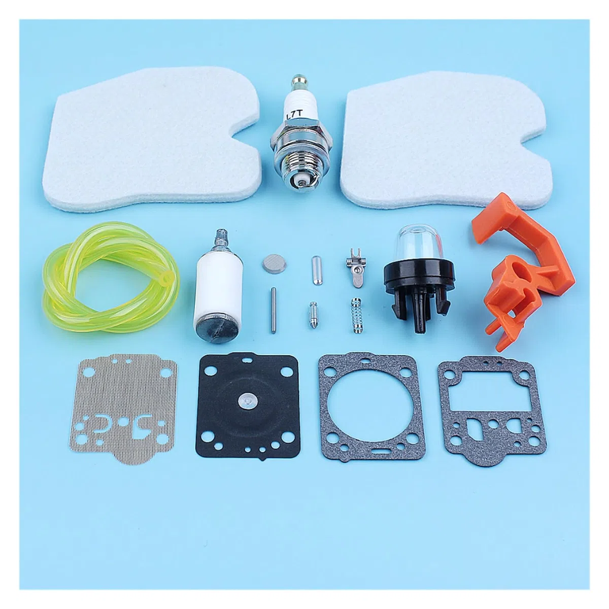 Service Carb Kit filtre à carburant air for McCULLOCH CS340 CS380 tronçonneuse ligne de gaz ampoule d'amorçage ensemble bougies d'allumage pièce rechange