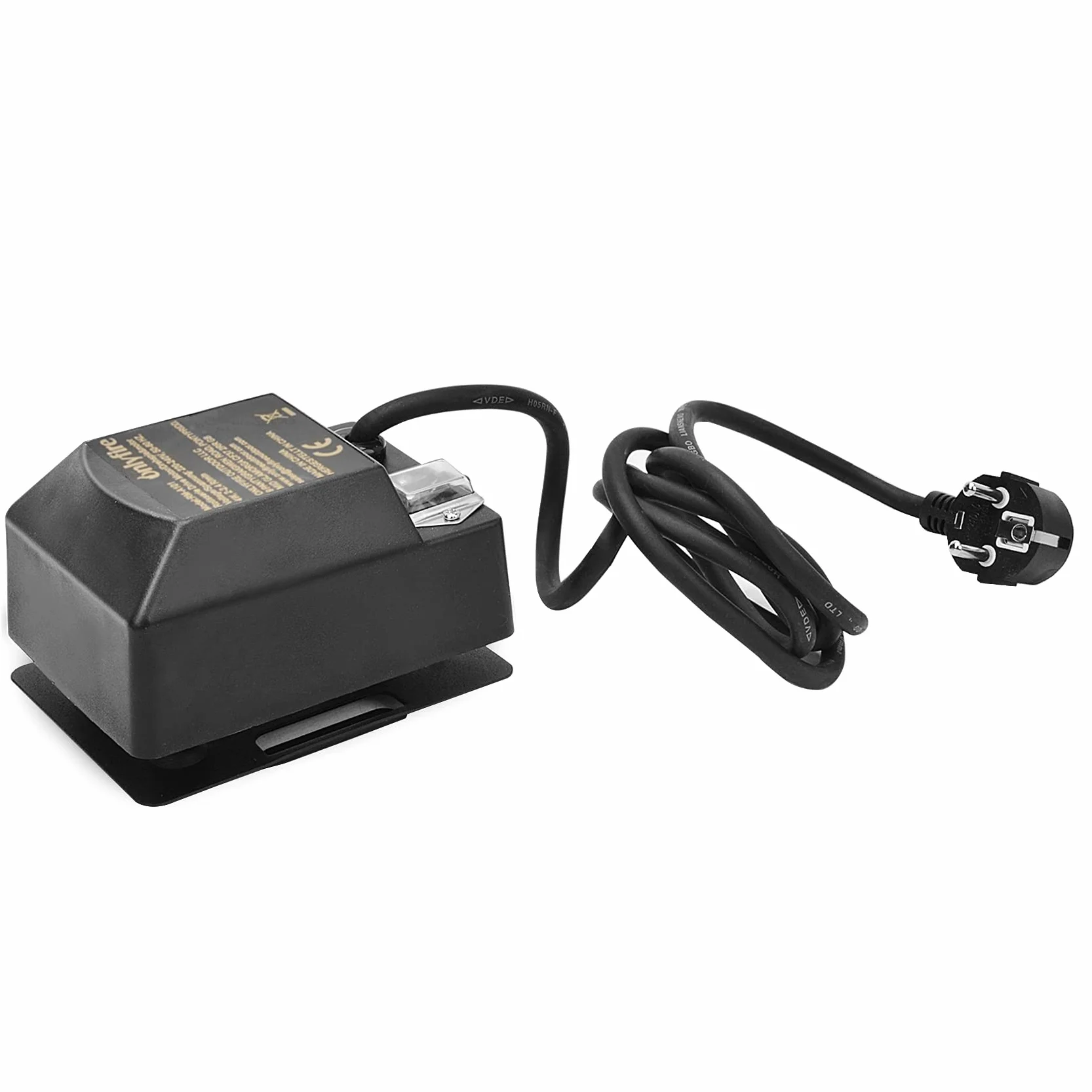 onlyfire Moteur Tourne Broche 220V-240V pour Rôtisserie Électrique, Moteur pour Tournebroche Barbecue, Capacité de Charge 18 kg, Vitesse 2 TR/Min, Câble de 1.5 m, Noir