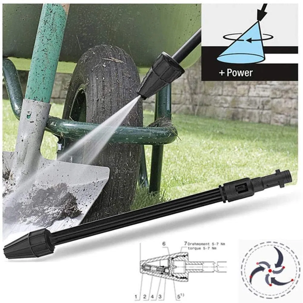 160Bar Rotabuse Compatible avec Karcher, Buse Rotative Compatible avec Parkside/Lavor/Spear and Jackson, Rotabuse K2 K3 K4 K5 K7 Accessoire pour Nettoyeurs Haute Pression