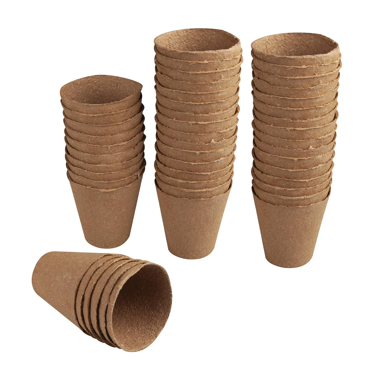 Lot de 48 Pots de Culture Ronds de 8 cm