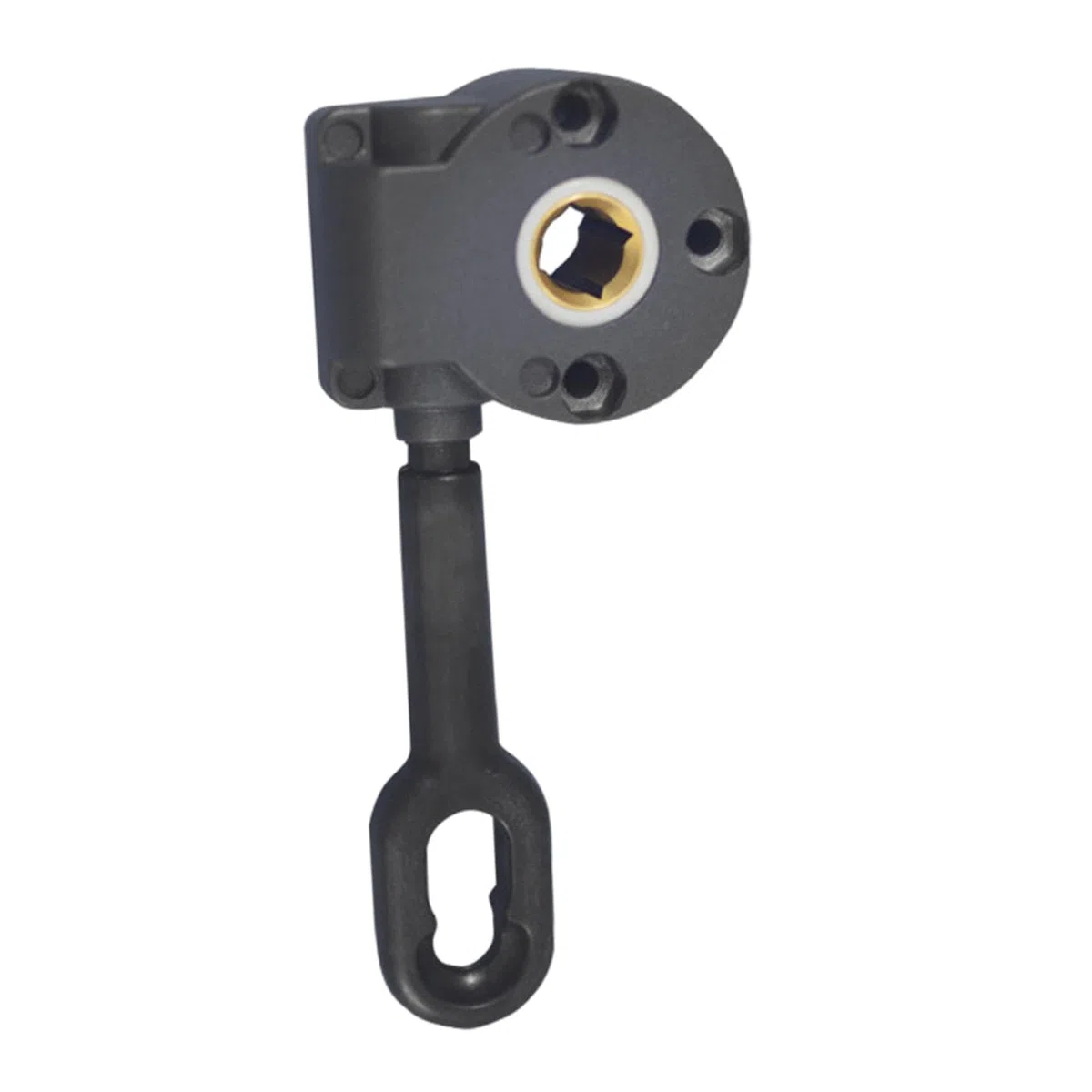 predolo Accessoires D'engrenage à Manivelle pour Auvent Extérieur Noir, Pièces D'auvent à Forte Capacité de en Alliage D'aluminium
