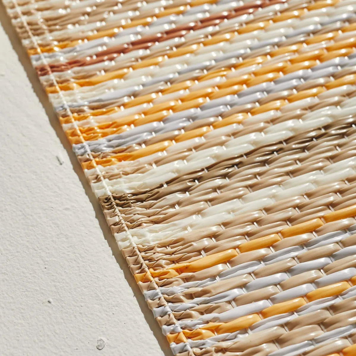 Nazar Tapis Extérieur pour Jardin, Terrasse, Balcon et Camping - Léger et Réversible (1746 Beige, 120x160 cm)