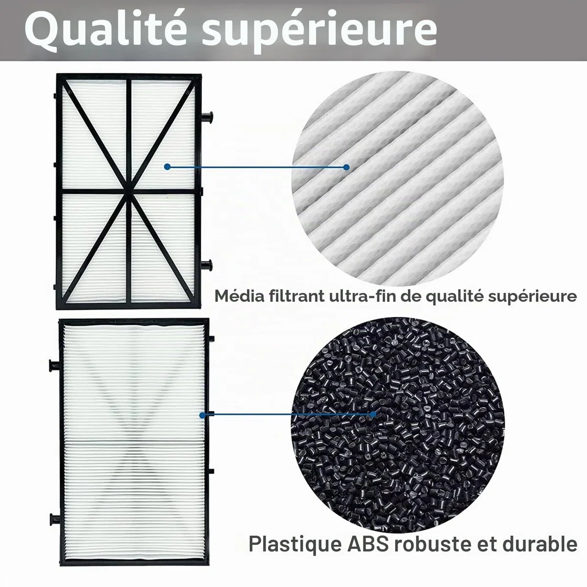 Filtres de Robot de Piscine, 4pcs Filtre Robot Dolphin M400/M500, Cartouches de Filtre à Ressort, filtres Ultra-Fins compatibles avec Dolphin Nautilus CC Plus, pour Nettoyeur de Piscine plissée