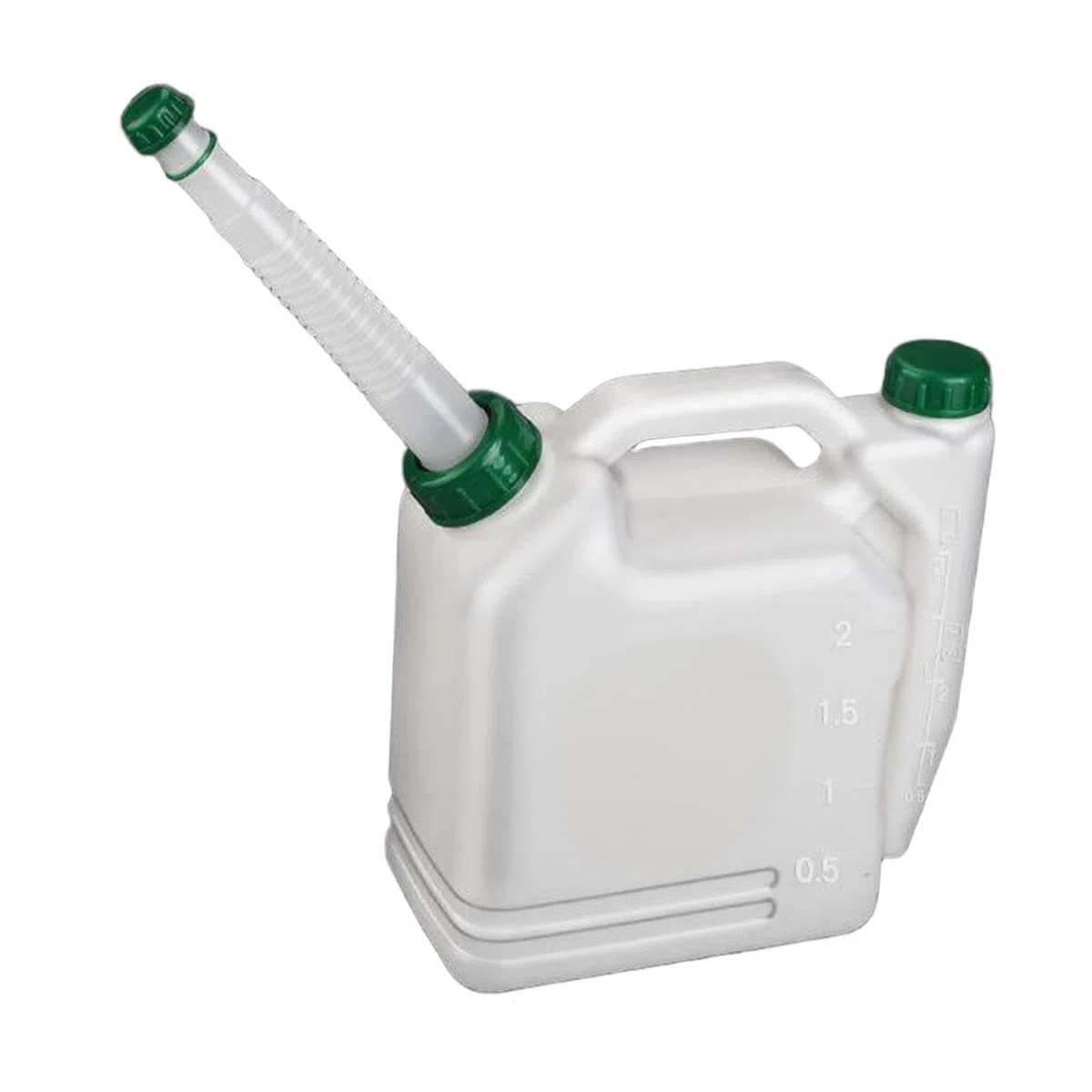 Bouteille de mélange d'huile, bidon d'essence, Moteur 2 Temps, Mesure et Distribution, Pot de Contraste Portable pour débroussailleuses et, 2 L
