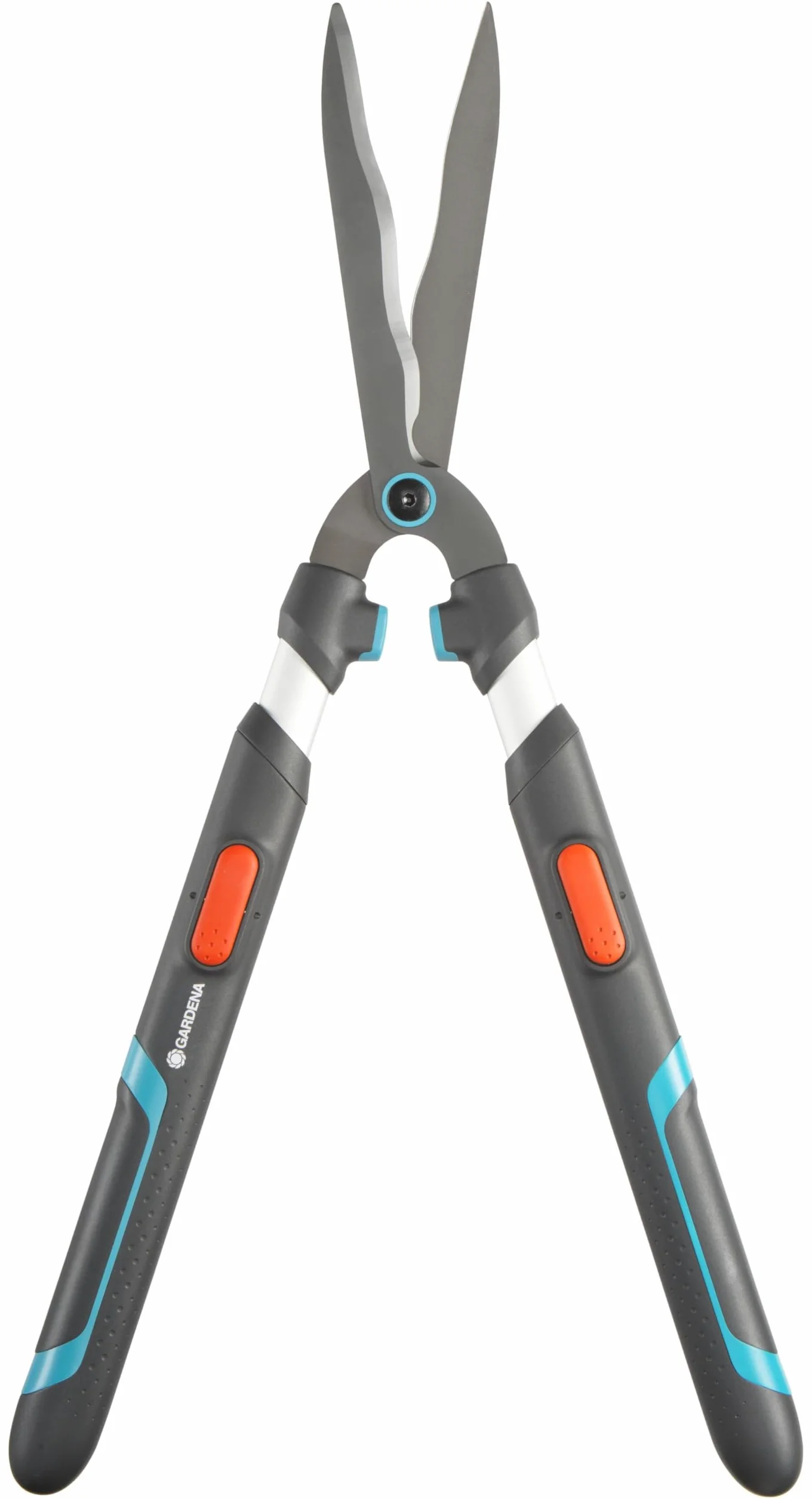 Gardena Taille-Haies TeleCut Ciseaux de Jardin légers pour la Coupe de Haies élevées, 23 cm, Bras de Levier télescopique, poignées en Aluminium Ergonomique (12304-20)