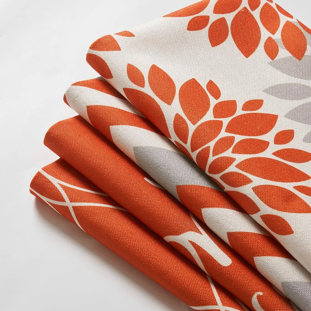 MIULEE Lot de 4 Imperméables Housses d'oreillers Décoratives Housse de Coussin pour l'extérieur Imprimées pour Le Canapé Le Balcon Le Patio ou Le Salon
