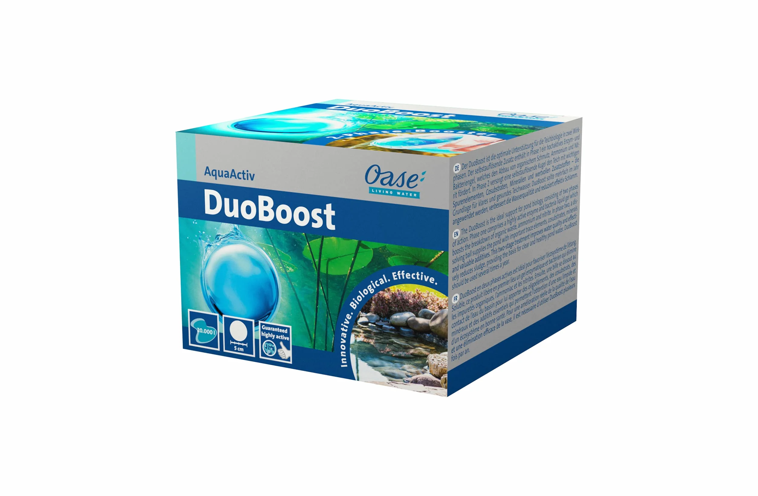 Oase DuoBoost 5 cm 250 ML, Noir