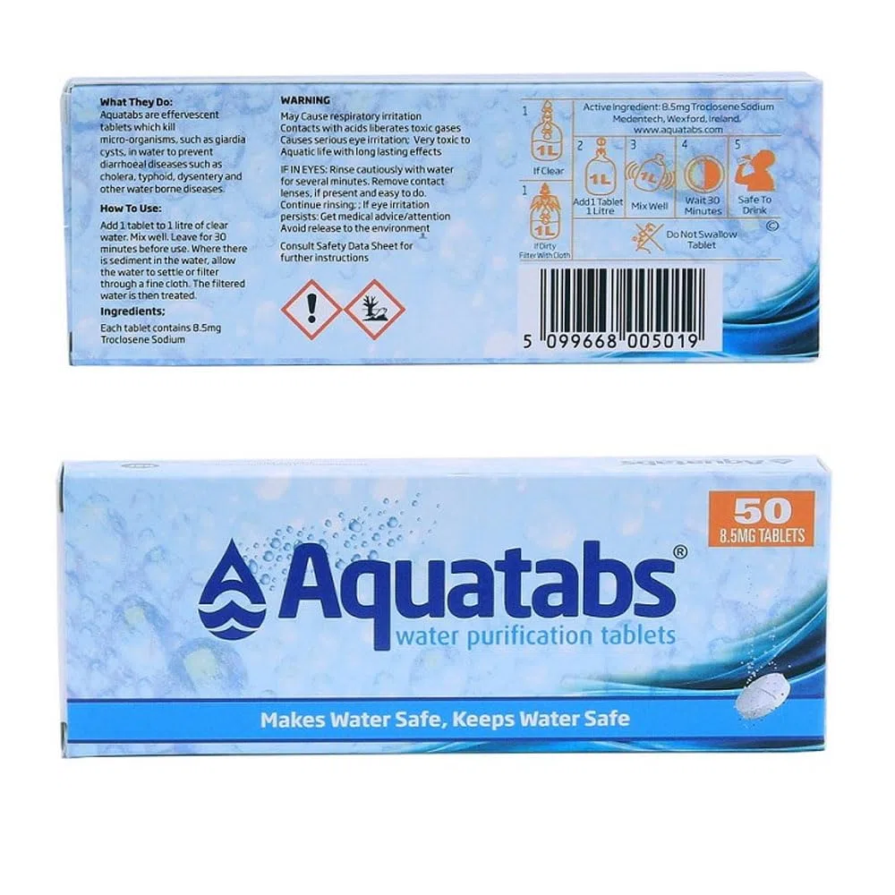 #34101 Lot de 50 tablettes nettoyantes pour l'eau